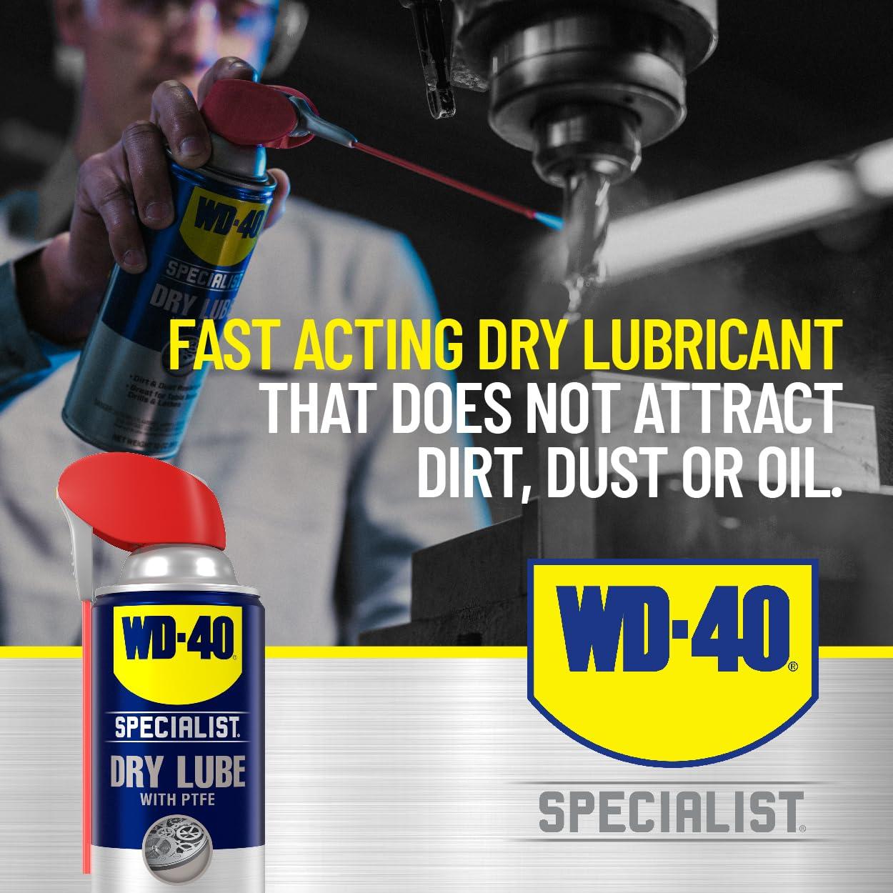 Paquete Doble Lubricante Silicona y Seco WD-40 Specialist 595 g