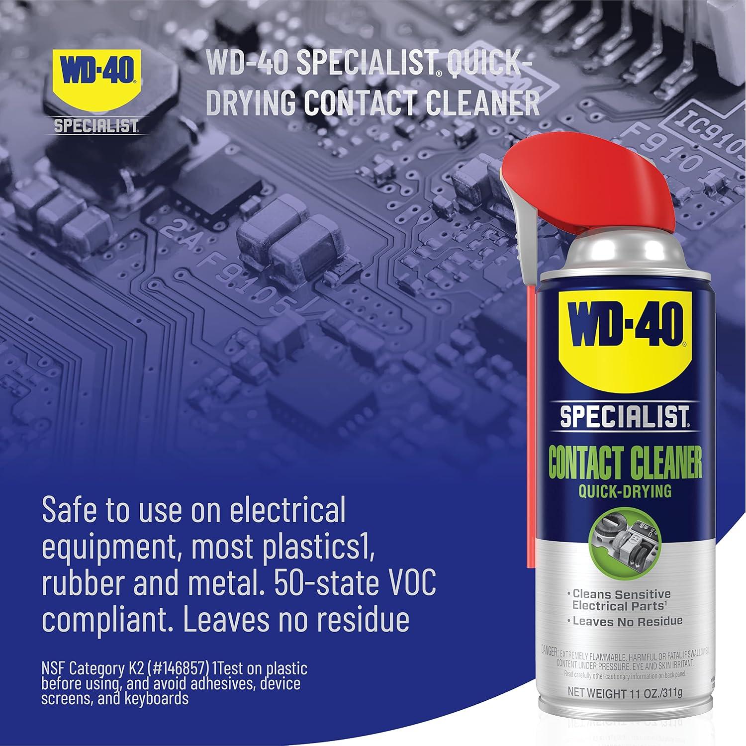 WD-40 Especialista Limpiador de Contactos y Grasa de Litio 311g/283g