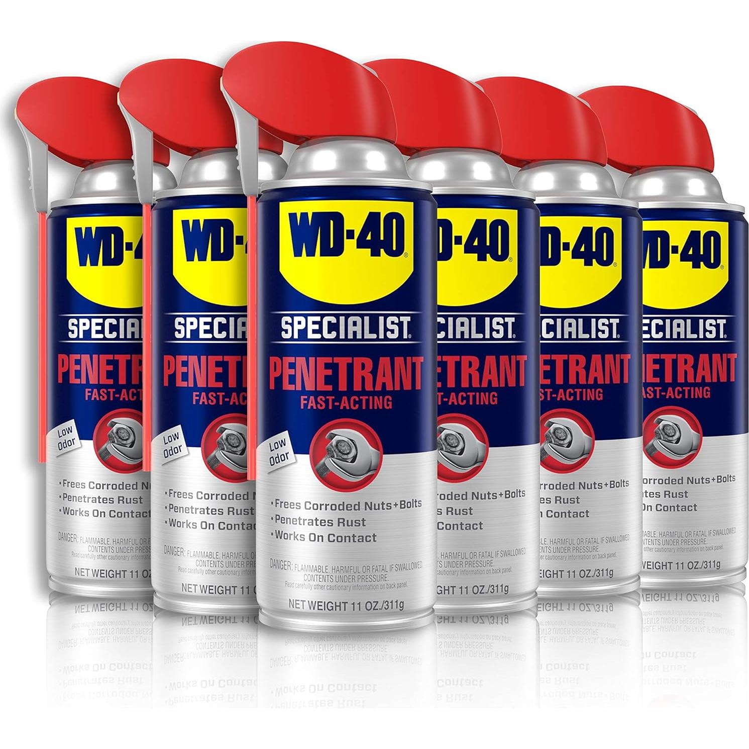 WD-40 Especialista Penetrante y Lubricante Seco 6-Pack
