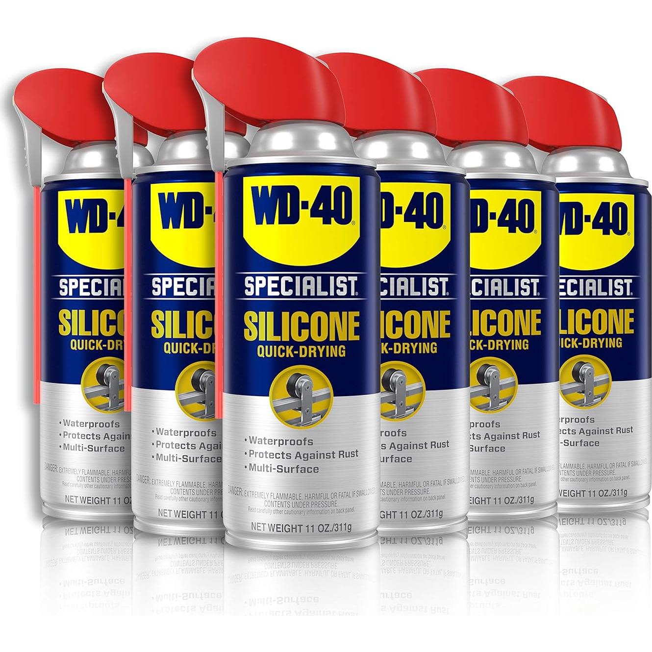 Lubricante de Silicona y Grasa de Litio WD-40 6-Pack