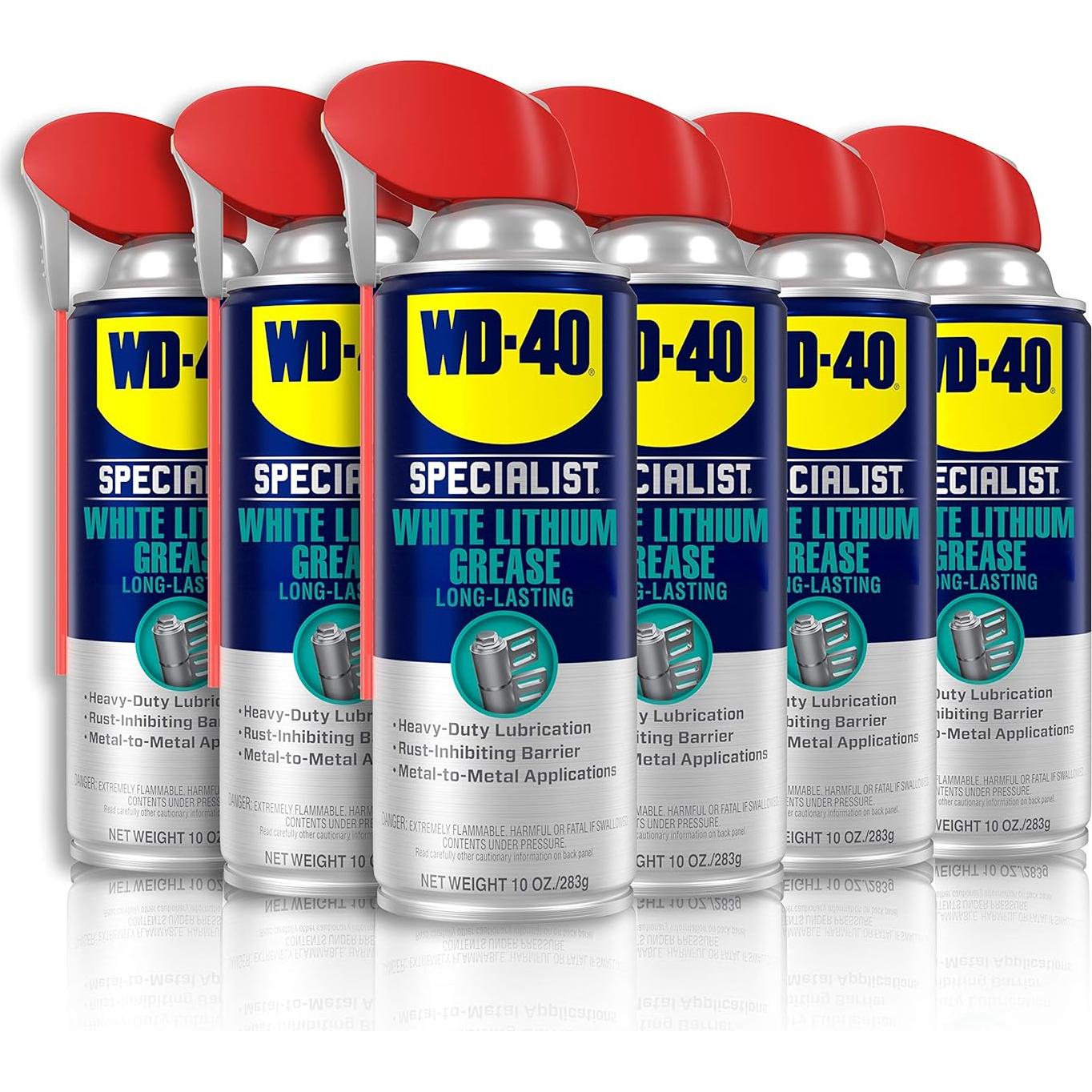 Lubricante de Silicona y Grasa de Litio WD-40 6-Pack