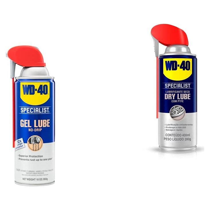 WD-40 Especialista Gel Lubricante y Seco PTFE 283 g