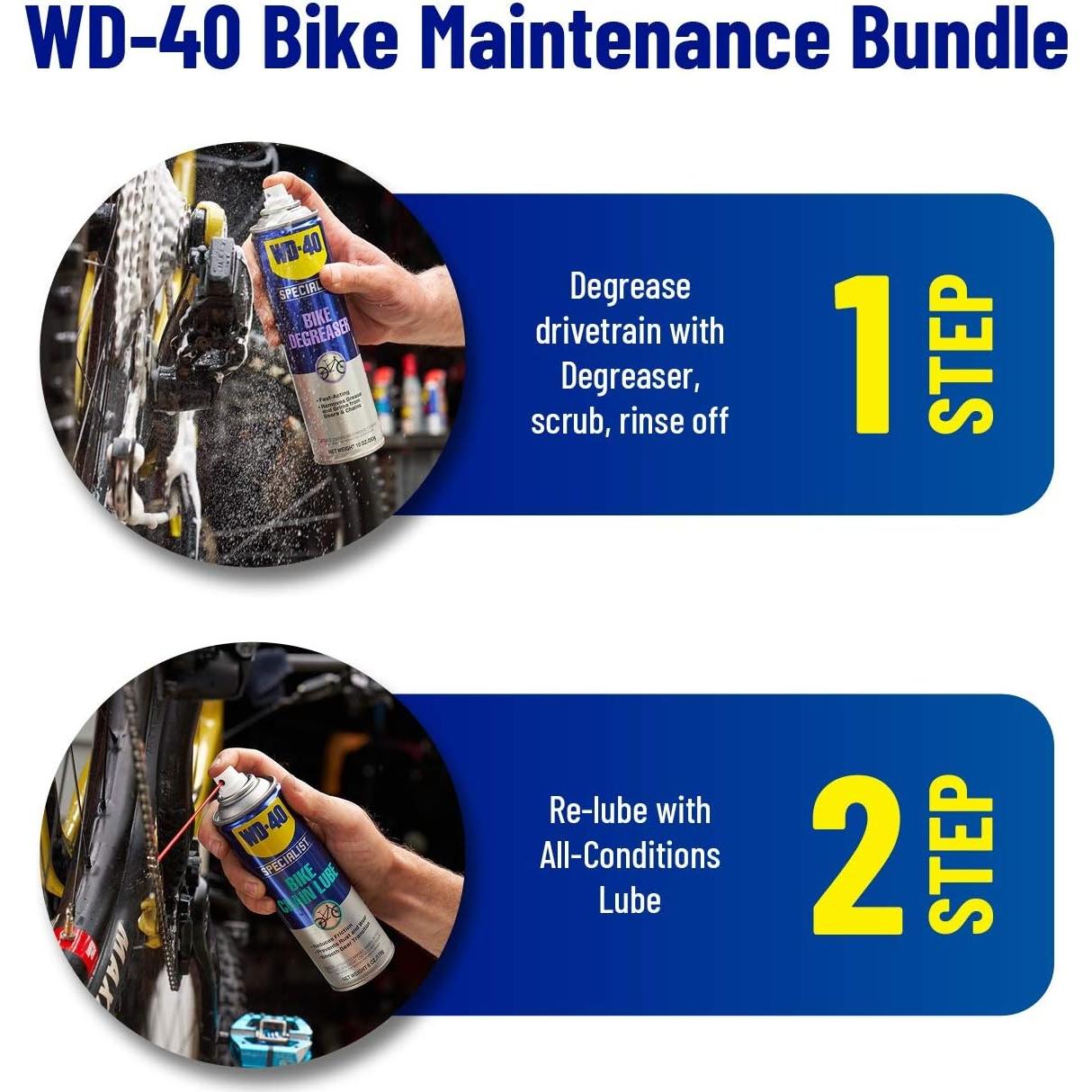 Lubricante y Limpiador para Cadenas de Bicicleta WD-40 650ml