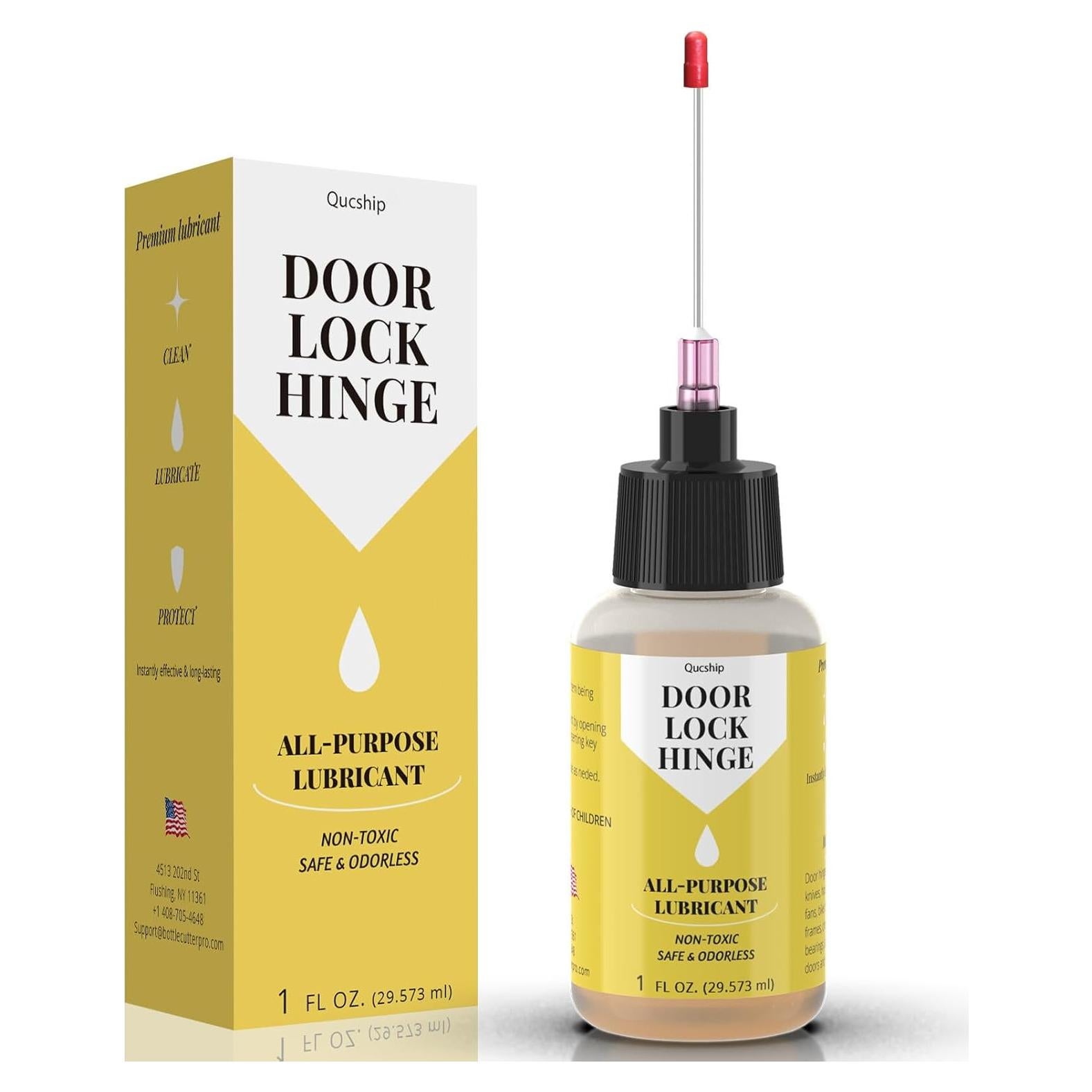 Lubricante para Bisagras de Puerta Qucship 28g con Aplicador