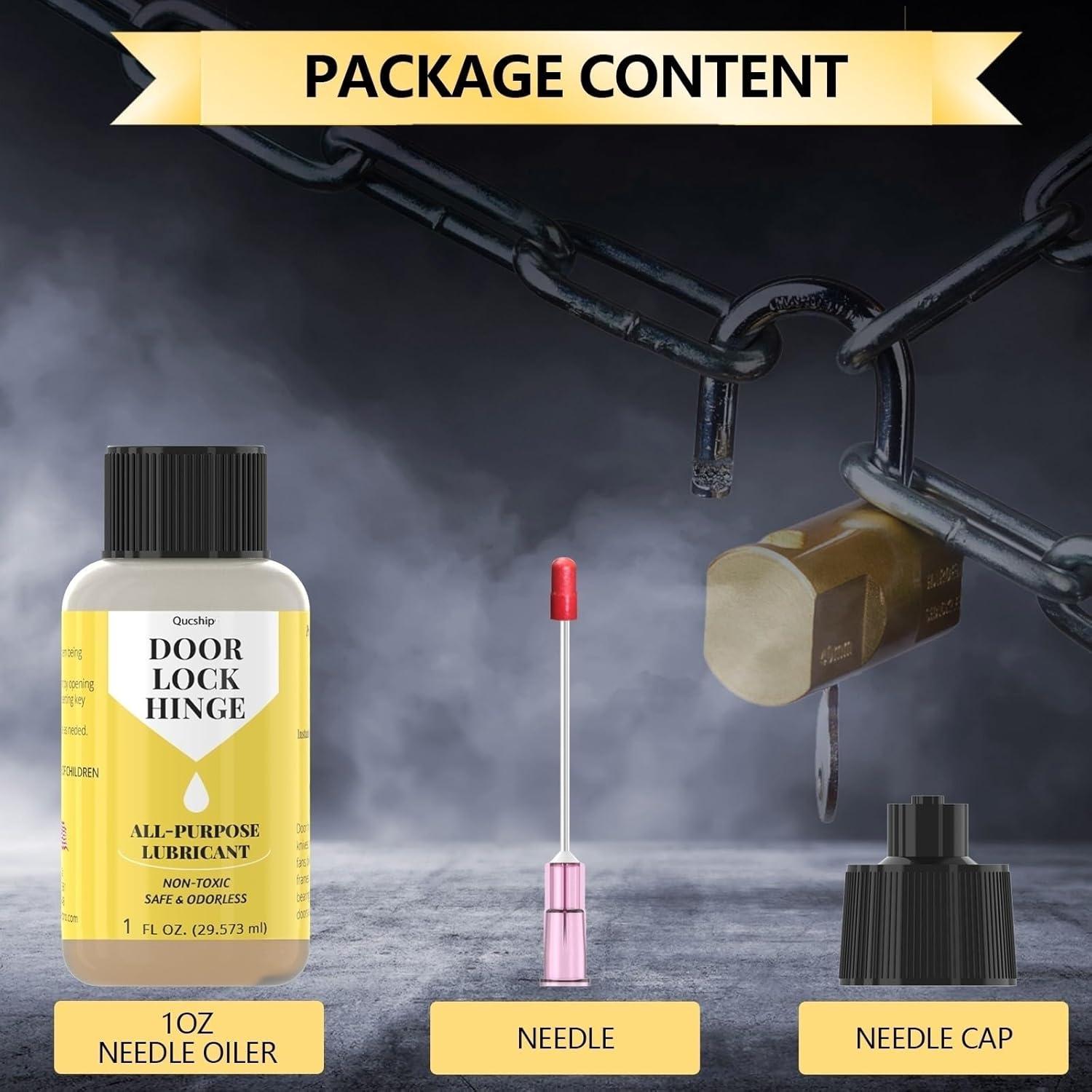 Lubricante para Bisagras de Puerta Qucship 28g con Aplicador