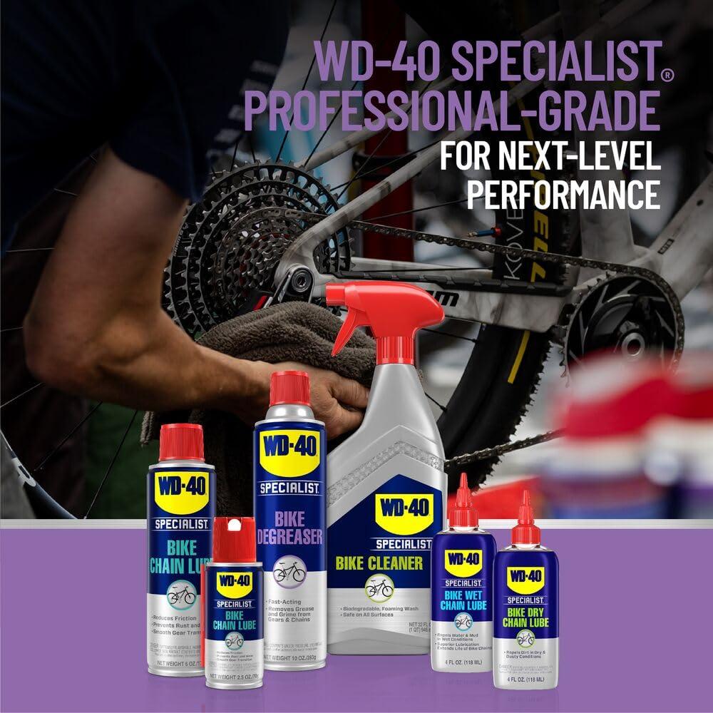 Desengrasante Espumoso para Bicicletas WD-40 Bike 283 g