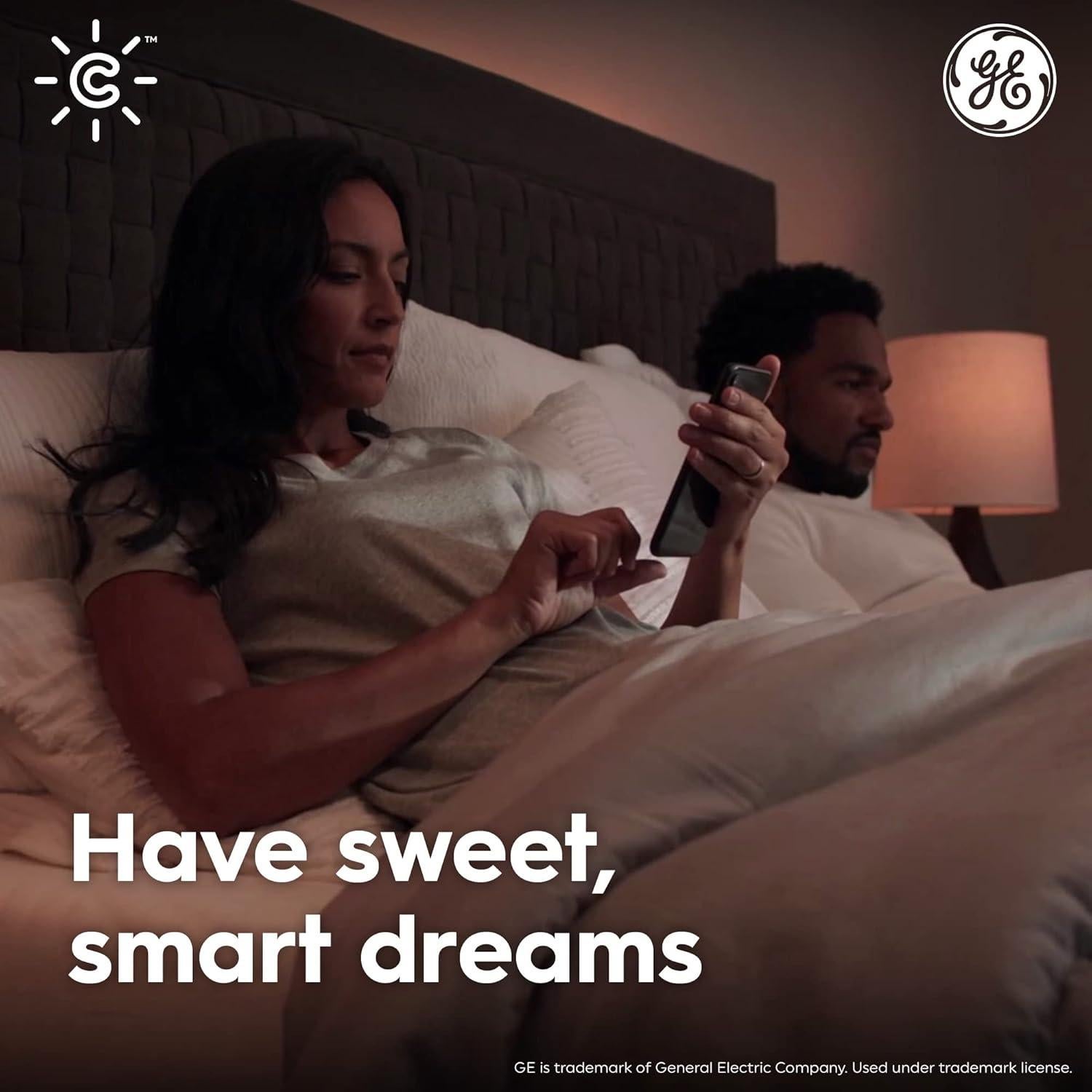 Bombillas LED Inteligentes GE Cync A19, 800 Lúmenes, 9.5W, 4 Pzas