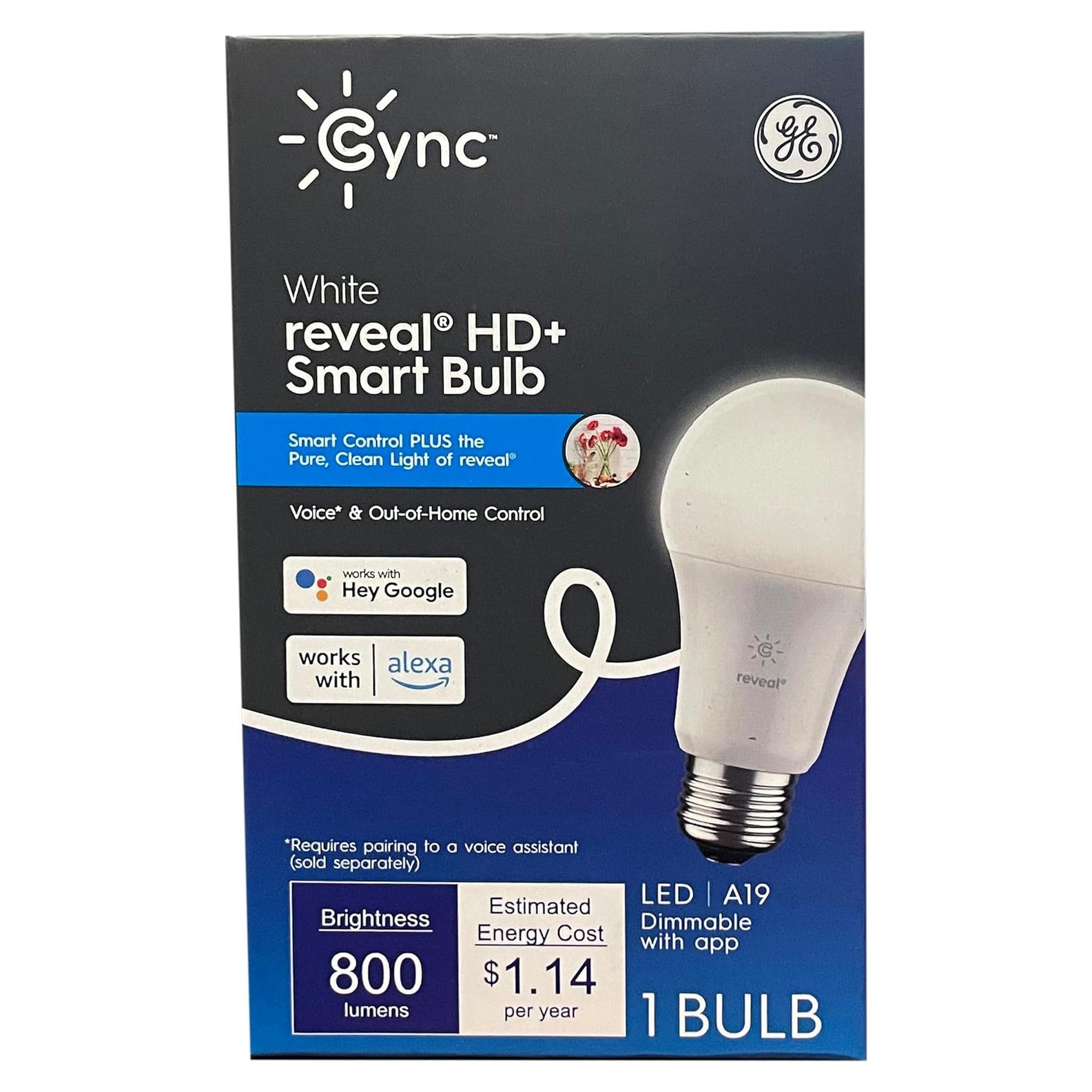 Bombilla Inteligente GE 9.5W A19 Regulable 800 Lúmenes