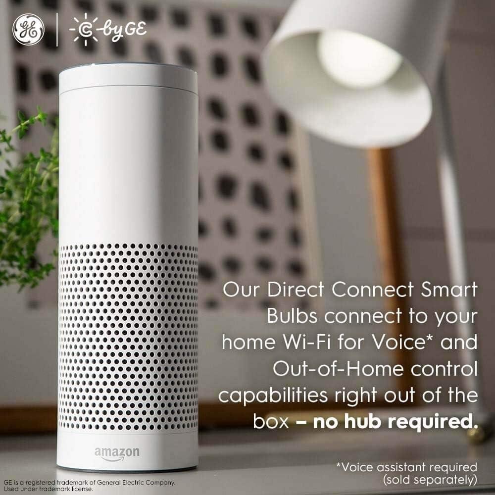 Bombillas LED inteligentes GE Cync BR30 regulables 10W 2 unidades