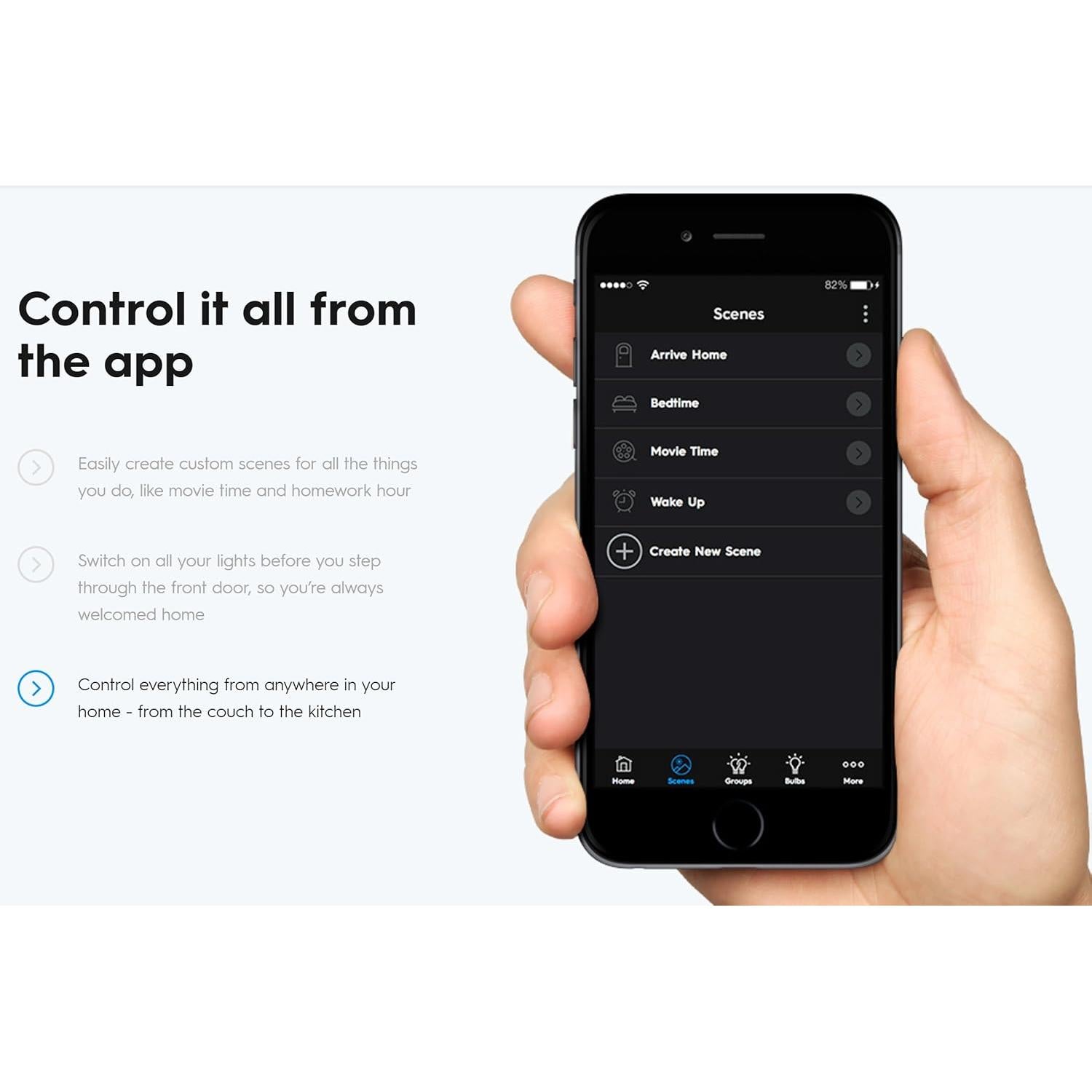 Bombilla LED Inteligente GE A19 C-Sleep 11W Paquete de 2