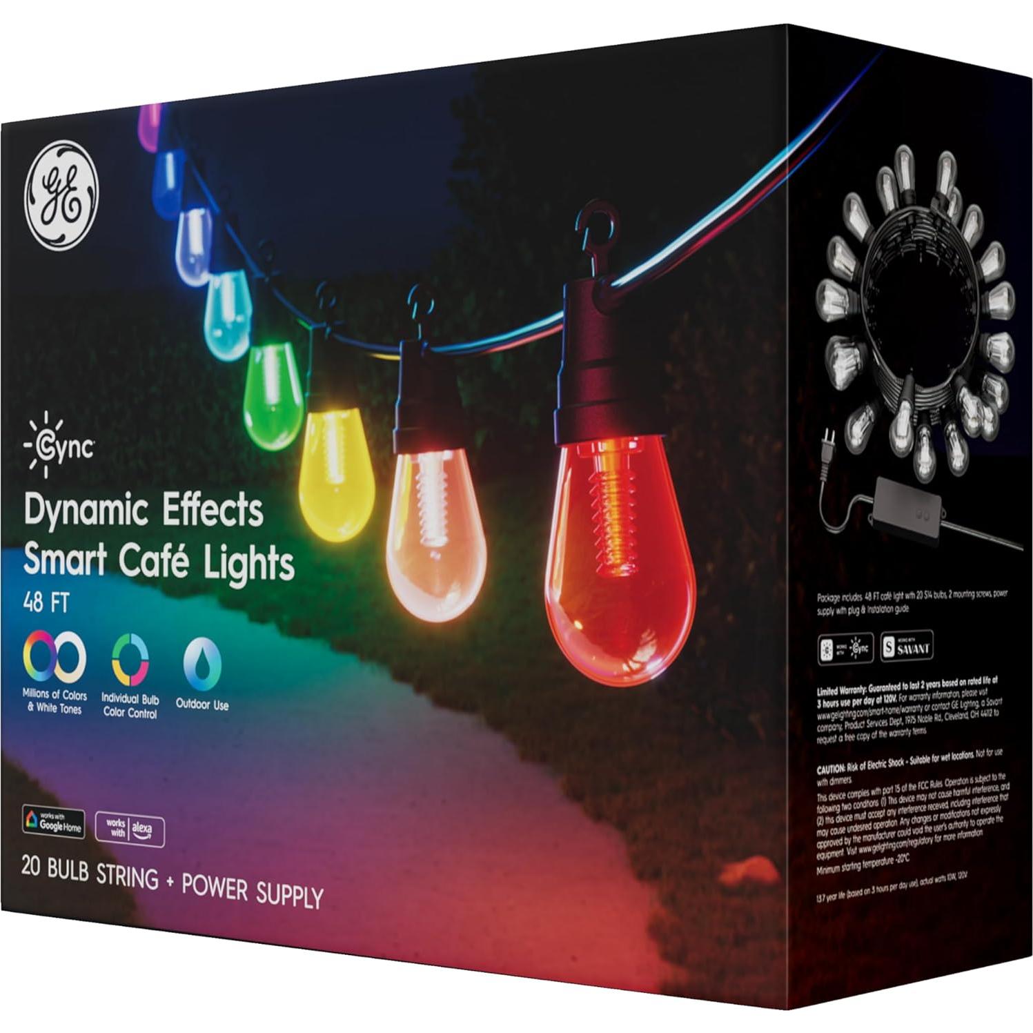 Luces de Cadena Inteligentes GE Cync 14.63m Multicolor
