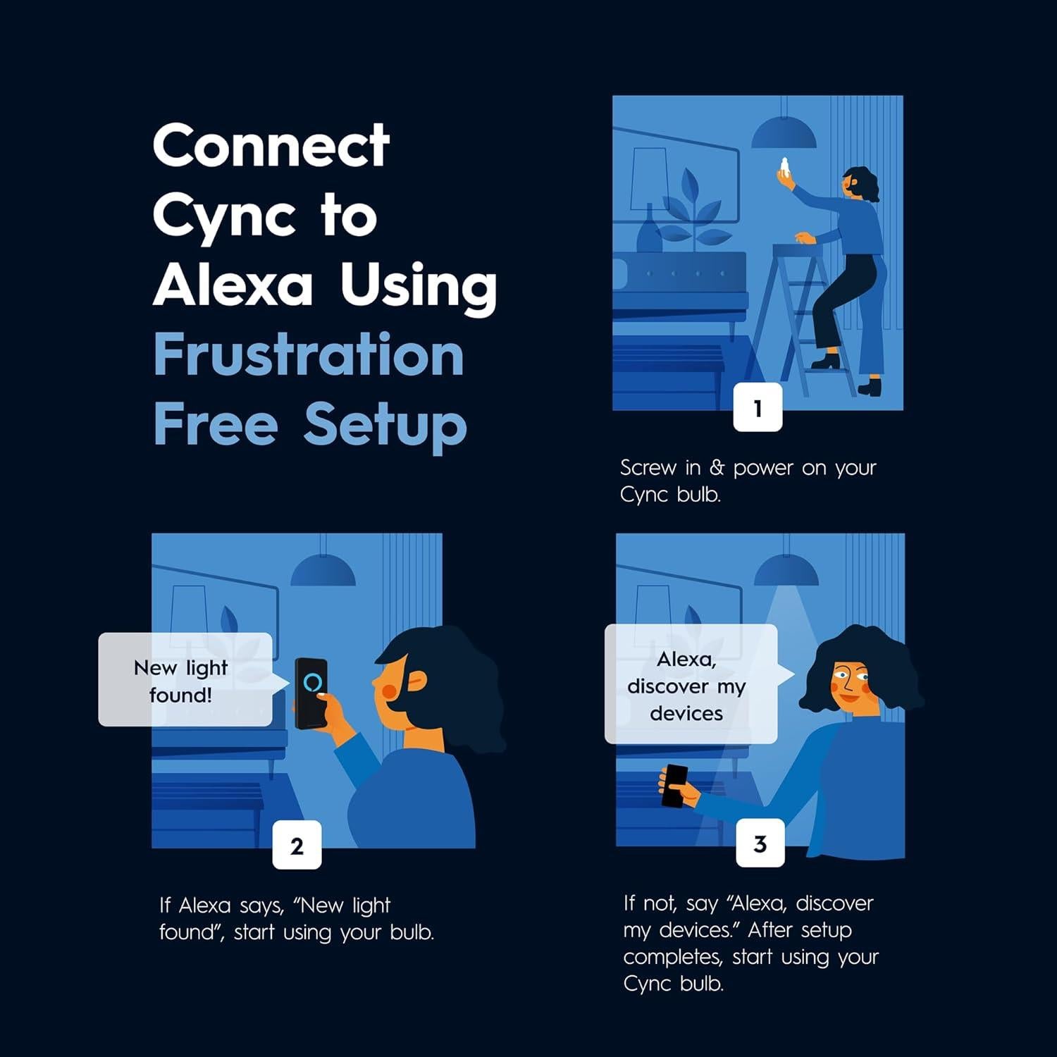 Downlight LED Inteligente Cync GE Reveal HD+ 10.16 cm 760 Lúmenes