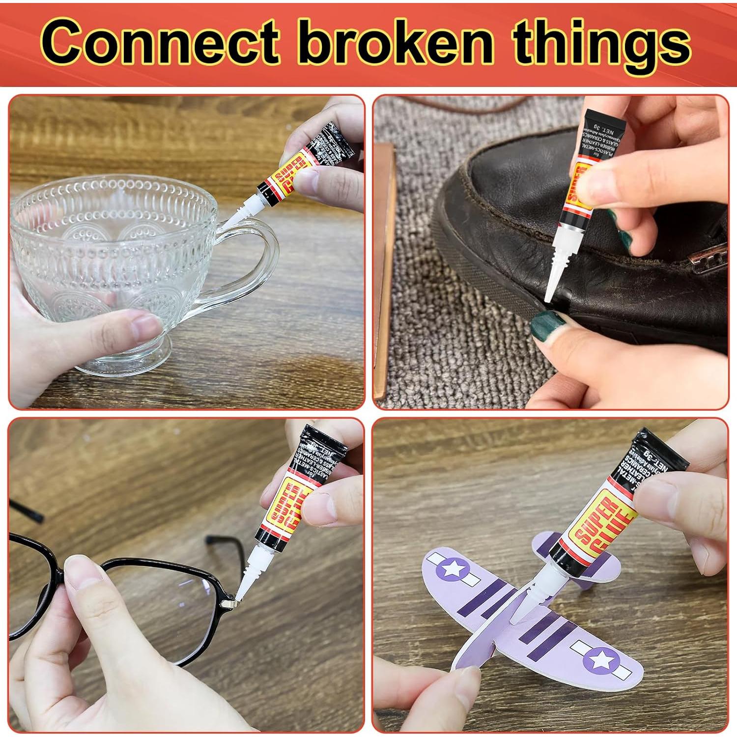 Super Pegamento Líquido Transparente WhizToys - 12 Tubos 3g