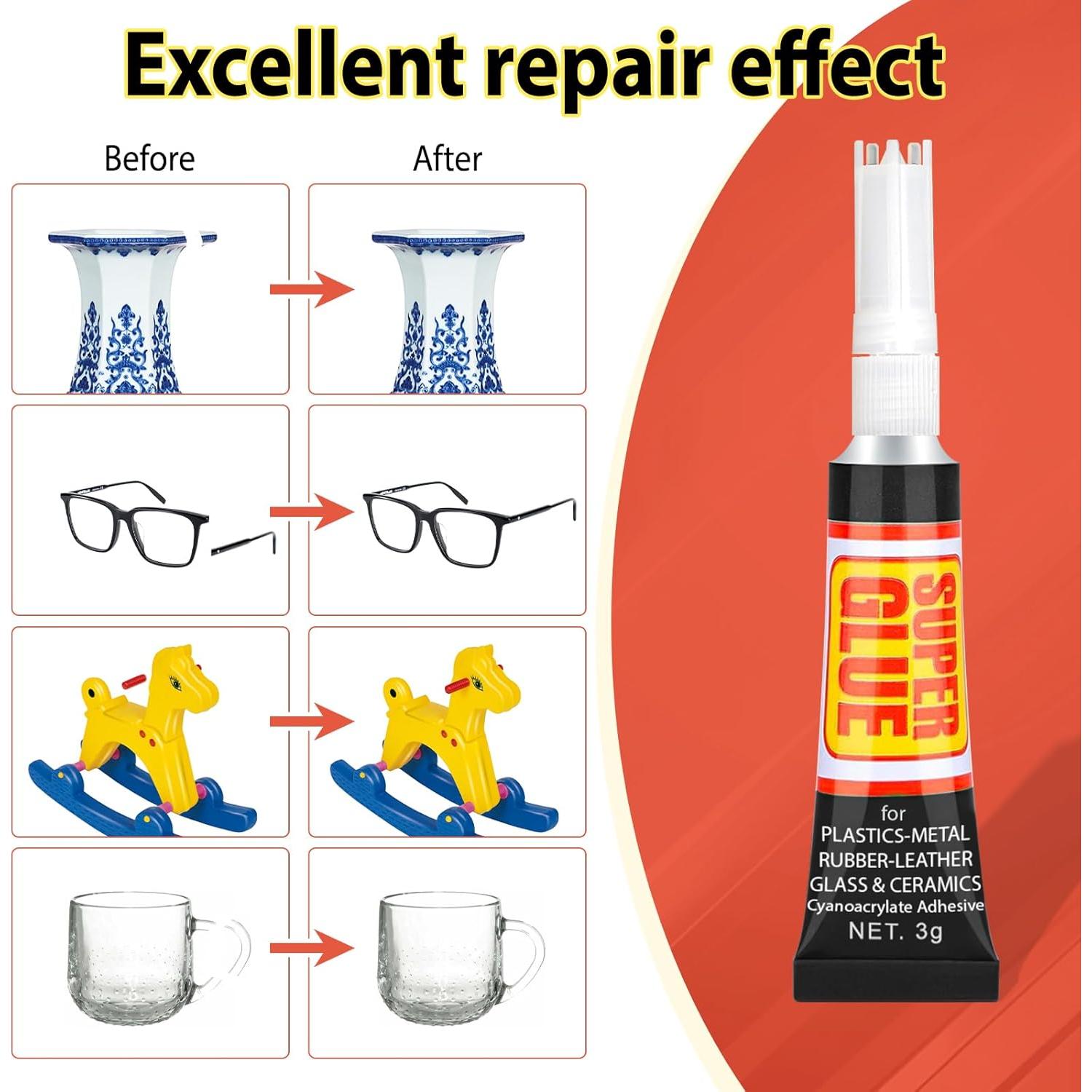 Super Pegamento Líquido Transparente WhizToys - 12 Tubos 3g