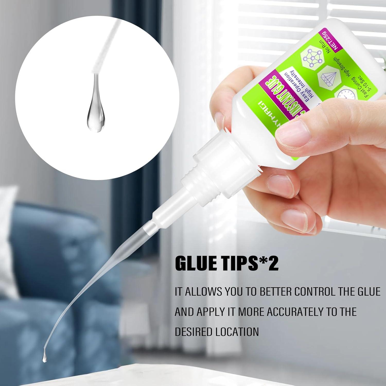 Super Pegamento Plástico ClenyMagi 25g - Secado Rápido, Impermeable