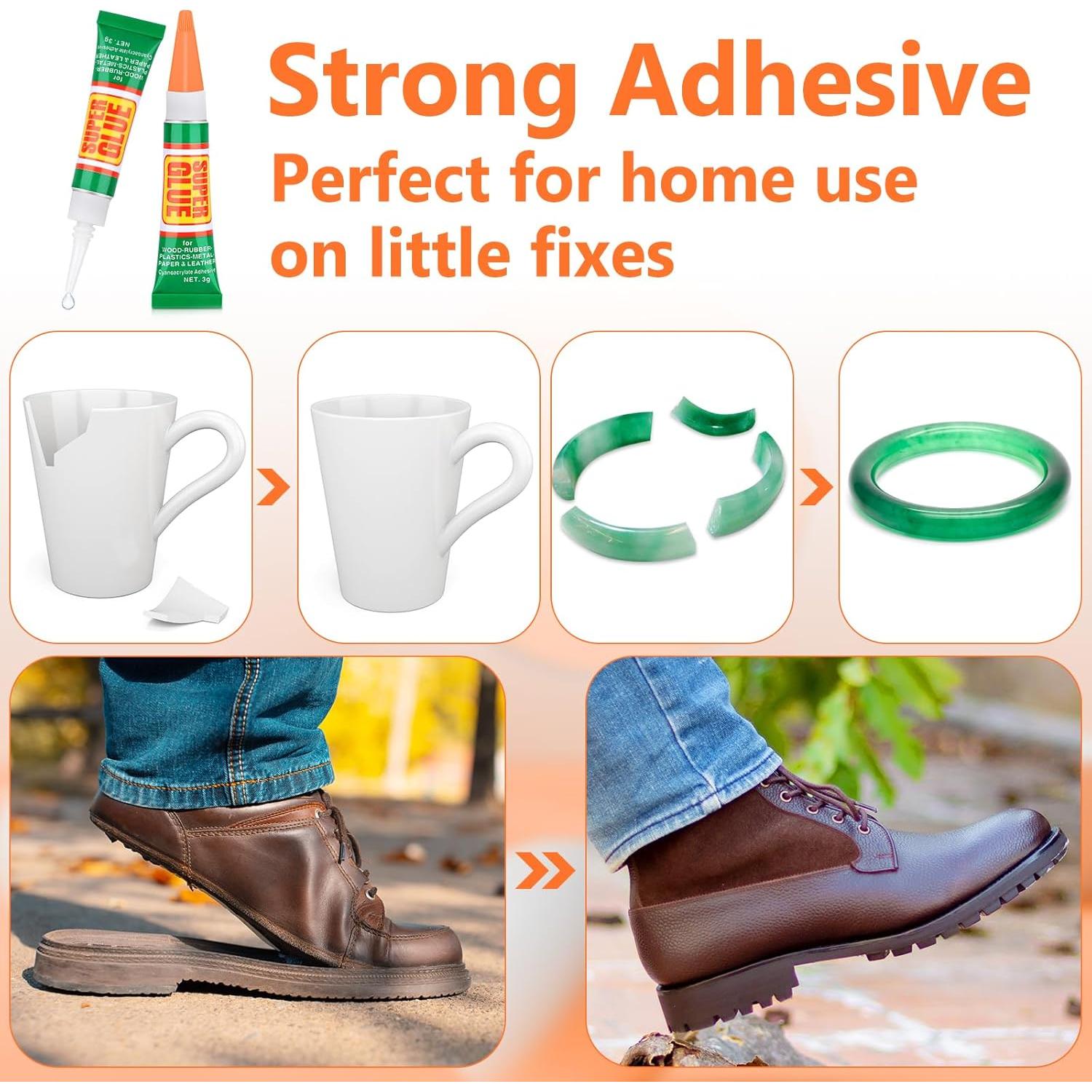 36 Tubos de 3g Pegamento Súper Fuerte Lucomb Gel Transparente