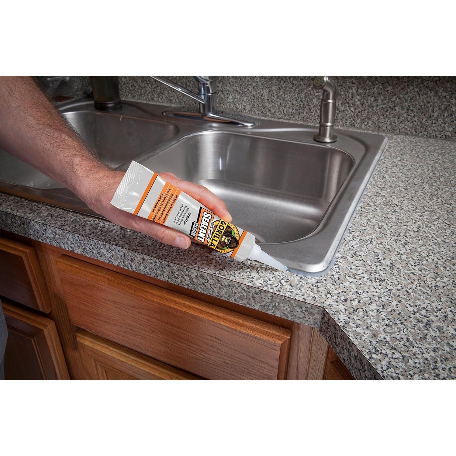 Sellador de Silicona Transparente Gorilla 2.8oz - Paquete de 5