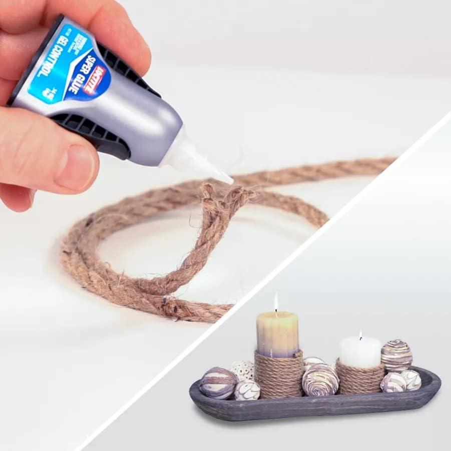 Loctite Super Glue Gel Control 4.14 ml - Pegamento Transparente para Madera, Metal y Manualidades