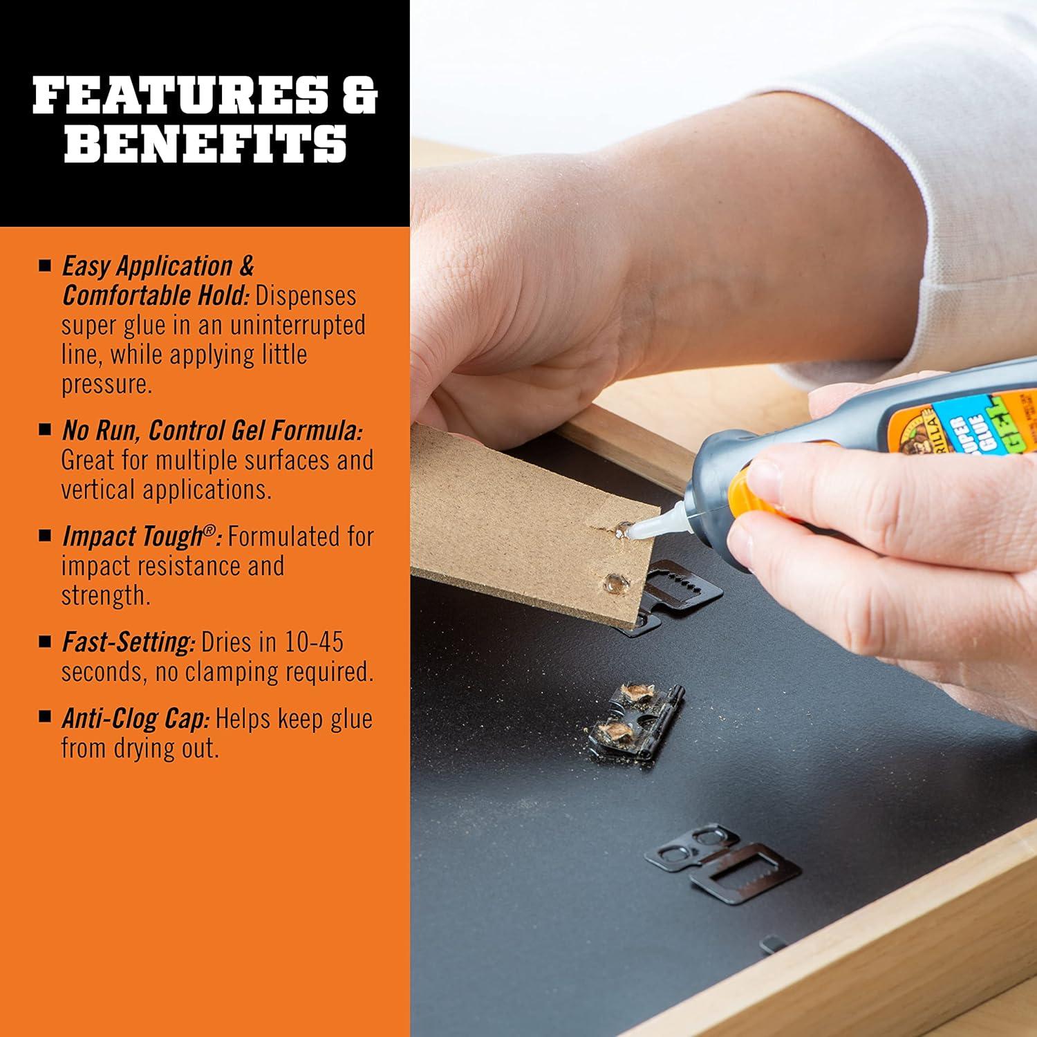 Bolígrafo de Gel Gorilla Super Glue 5.5g - Paquete de 2