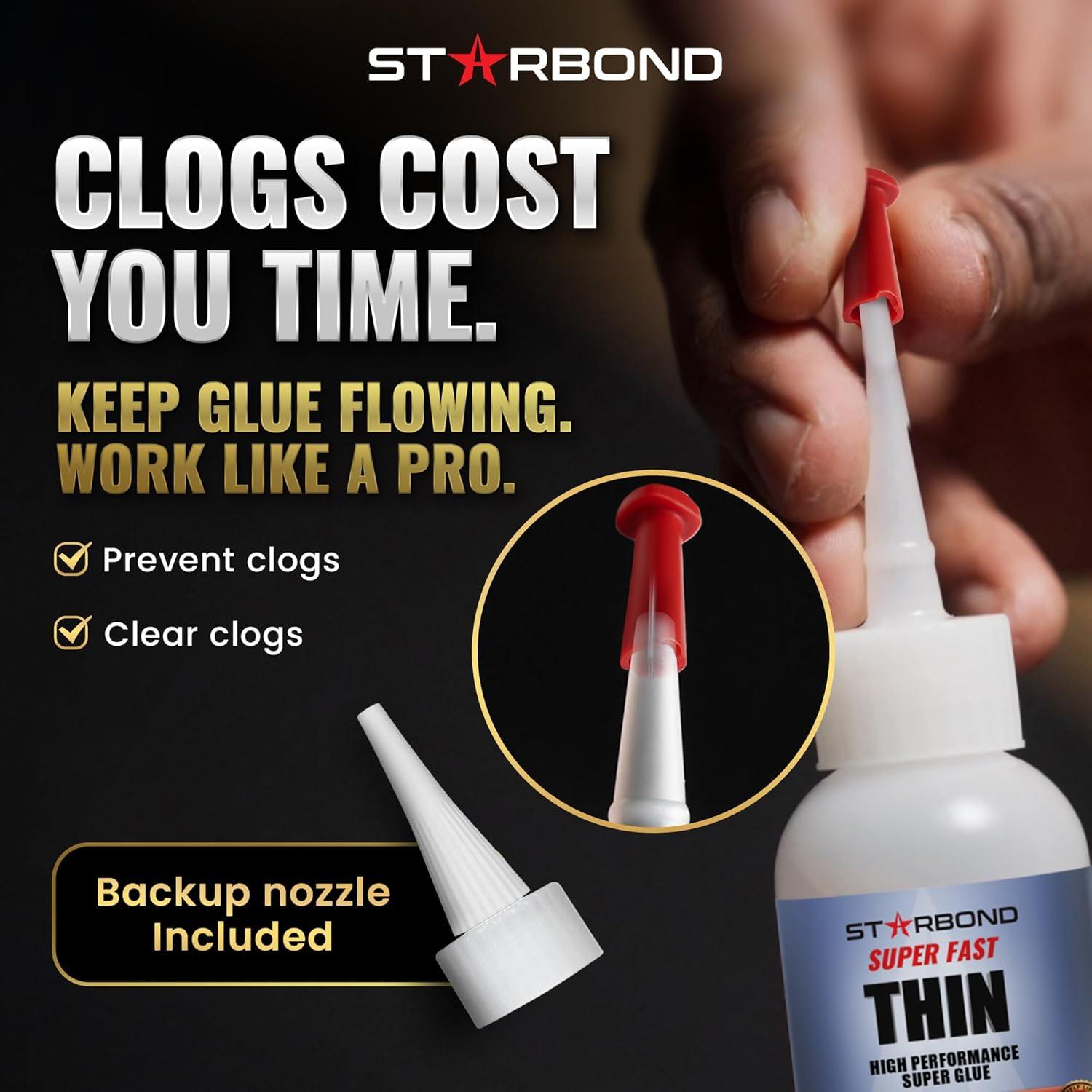 Adhesivo Instantáneo CA Starbond Super Rápido Delgado 56.7g