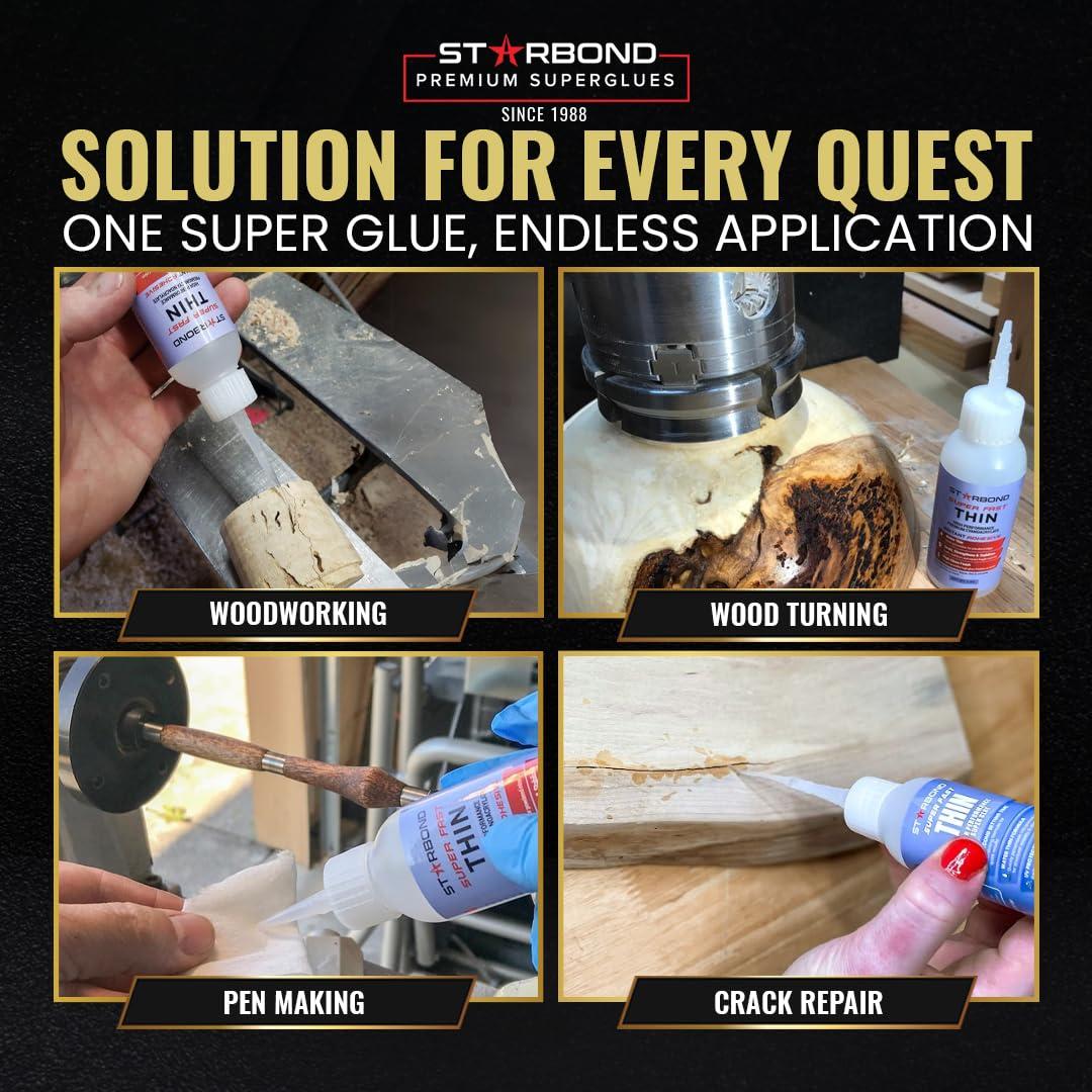 Adhesivo Instantáneo CA Starbond Super Rápido Delgado 56.7g