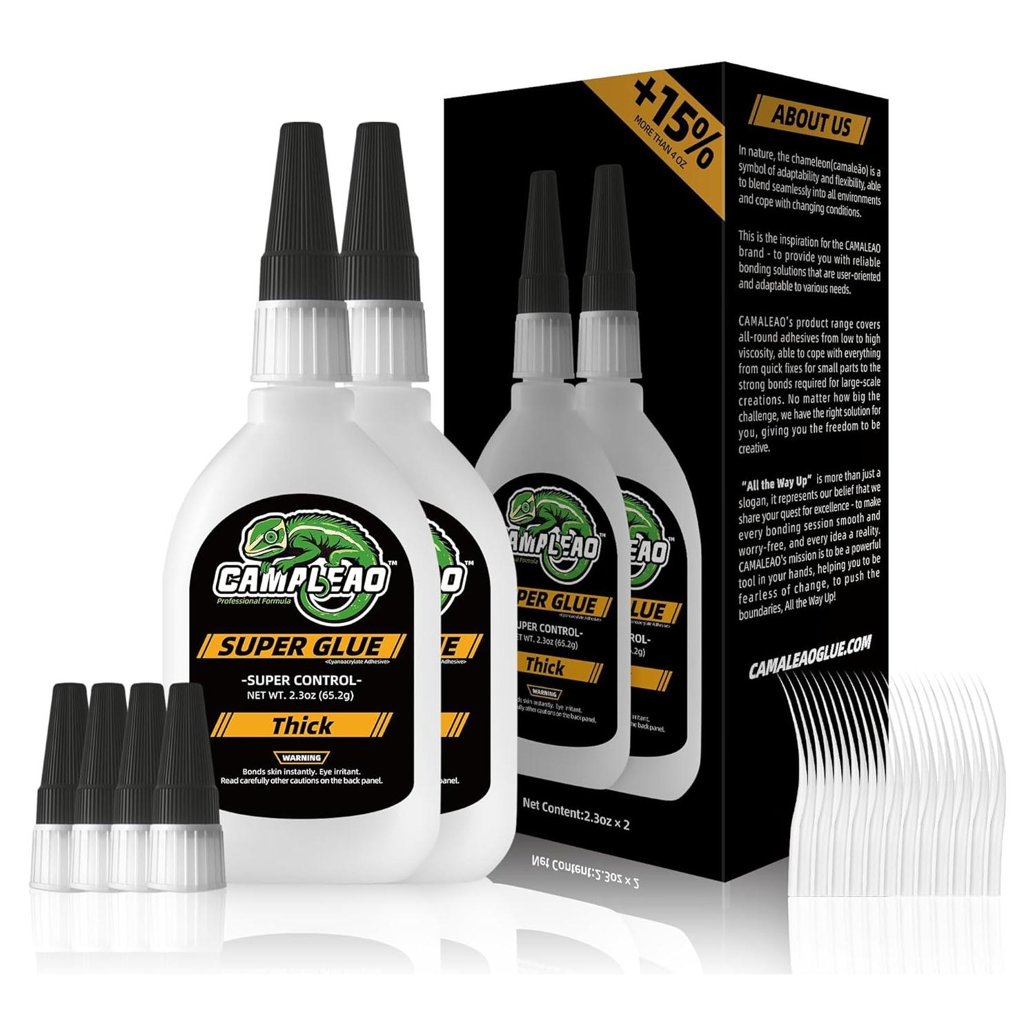 Pegamento CA Super CAMALEAO 130g Viscosidad Espesa 2610 PSI