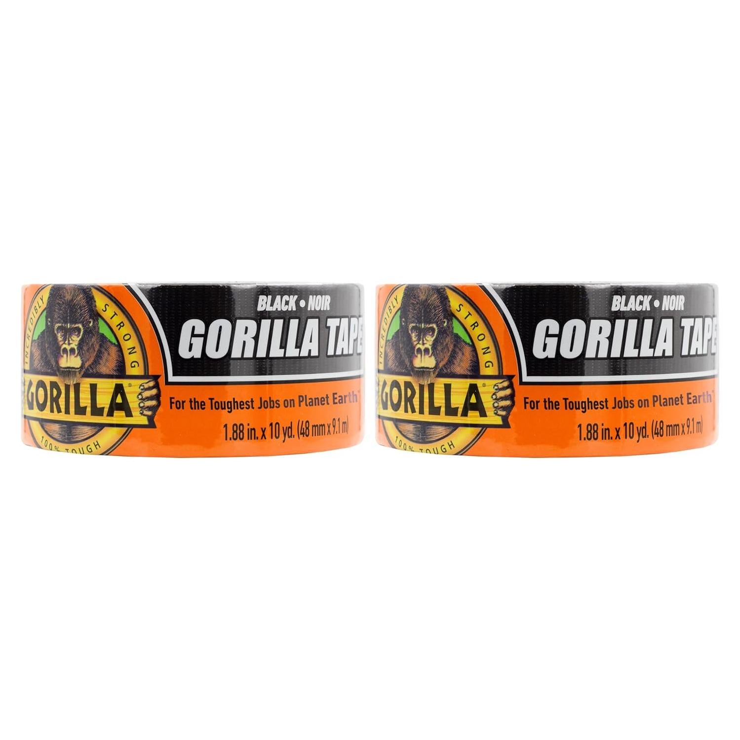 Cinta Gorilla Duct 4.78 cm x 9.14 m Paquete de 2 Resistente