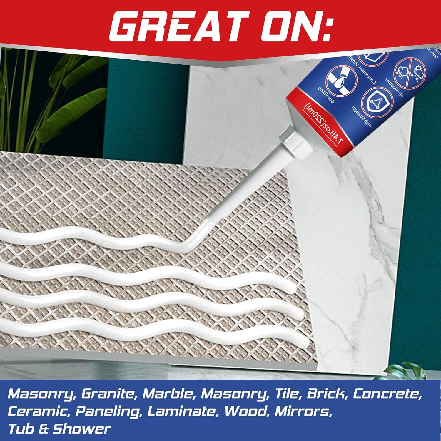 Adhesivo de Construcción Yeardera 7.4 Onzas Alta Resistencia