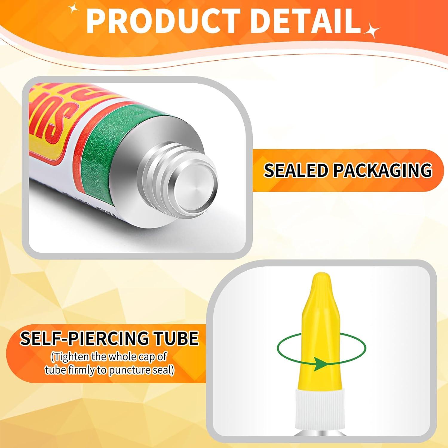 Paquete de 12 tubos de 3g de pegamento cianoacrilato Lucomb