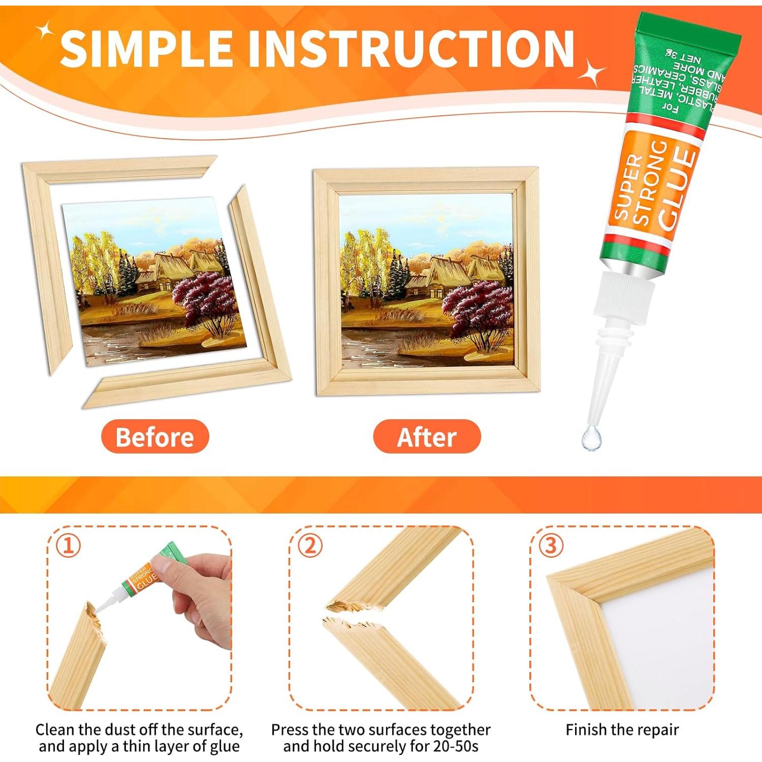 Paquete de 12 tubos de 3g de pegamento cianoacrilato Lucomb