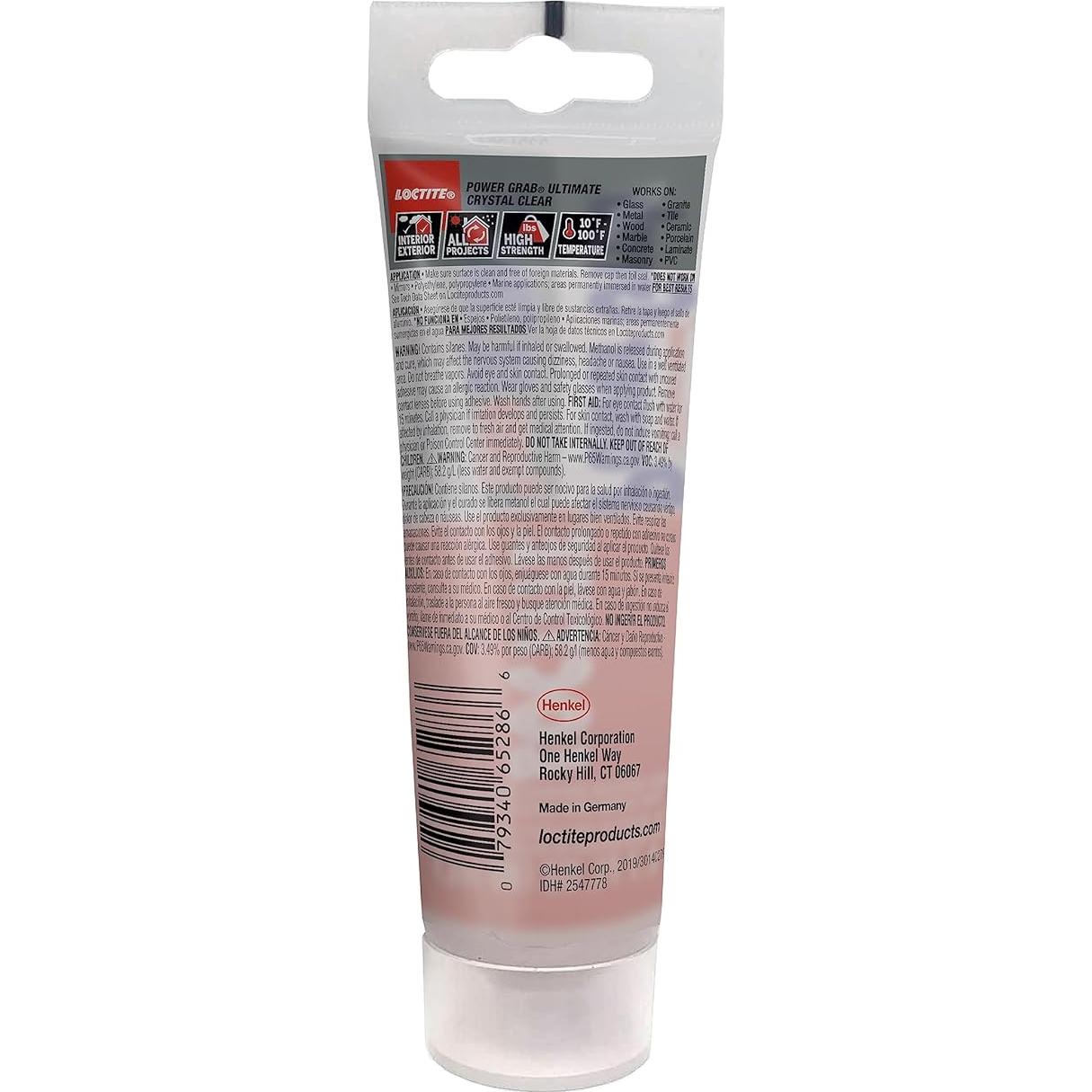 Adhesivo de Construcción Loctite Power Grab 80 ml - Resistente