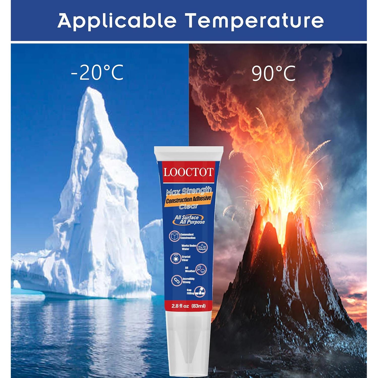 Adhesivo de Construcción LOOCTOT Transparente 83ml Squeeze