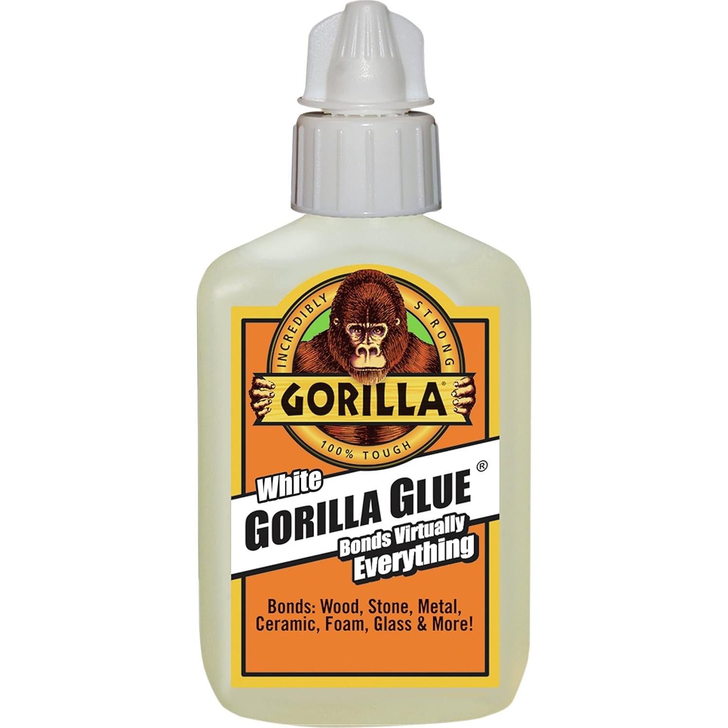 Pegamento Poliuretano Blanco Gorilla 5201204-8, 8 Botellas 59 ml