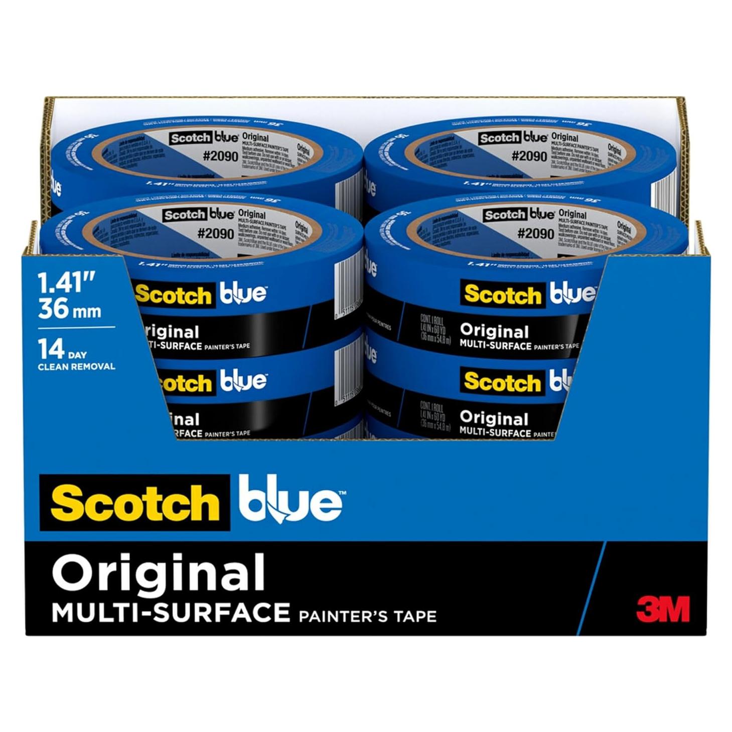 Cinta de Pintor Multi-Superficie ScotchBlue 3.58 cm 16 rollos