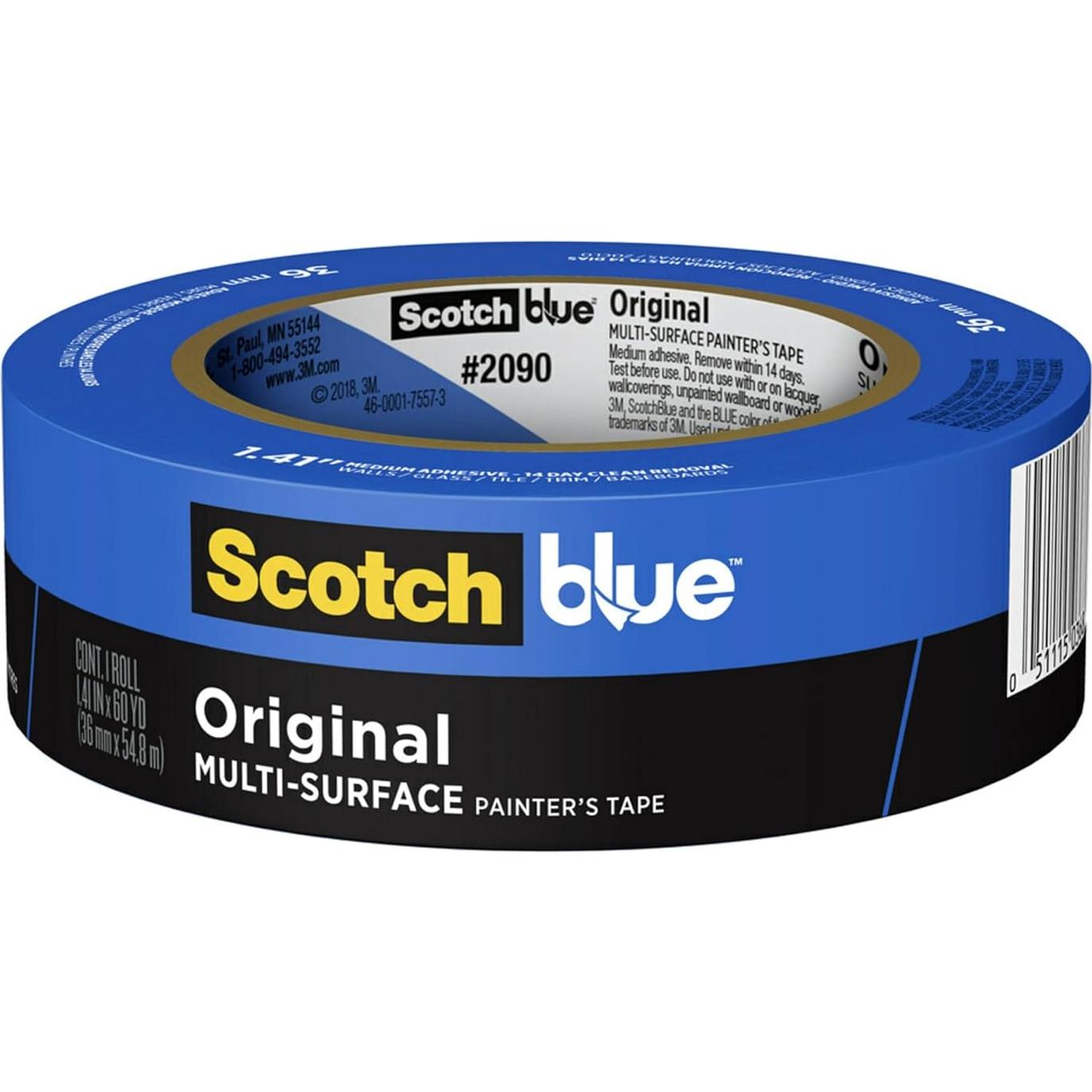 Cinta de Pintor Multi-Superficie ScotchBlue 3.58 cm 16 rollos