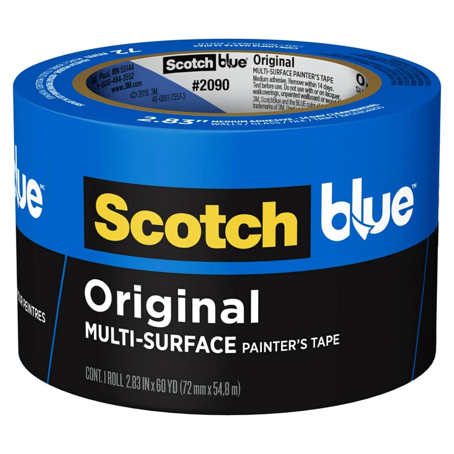 Cinta de Pintor Multi-Superficie ScotchBlue 2.83" Ancho 60 Yds