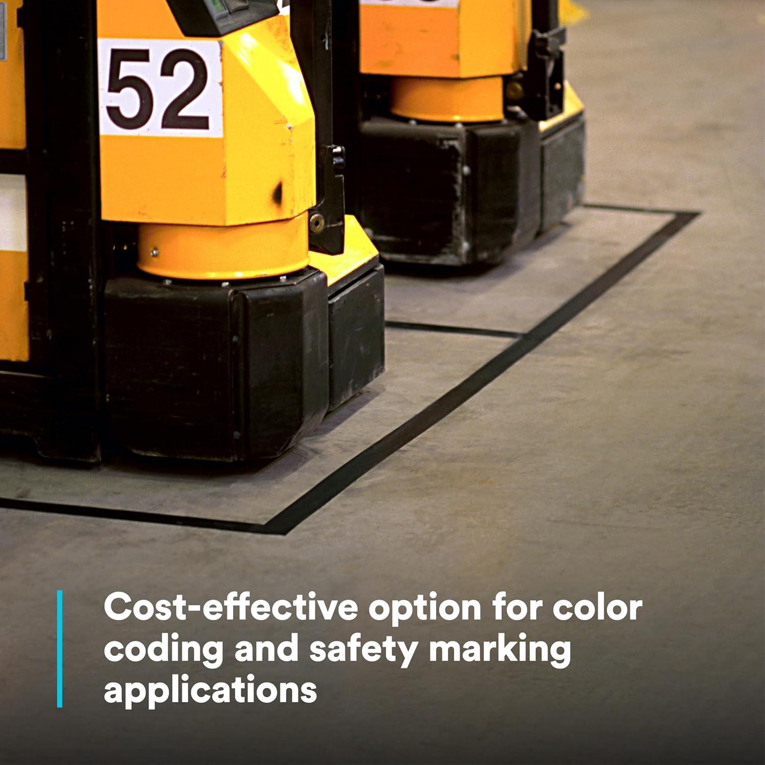 Cinta de Vinilo 3M 764 Azul 5 cm x 32.9 m para Marcado de Suelo