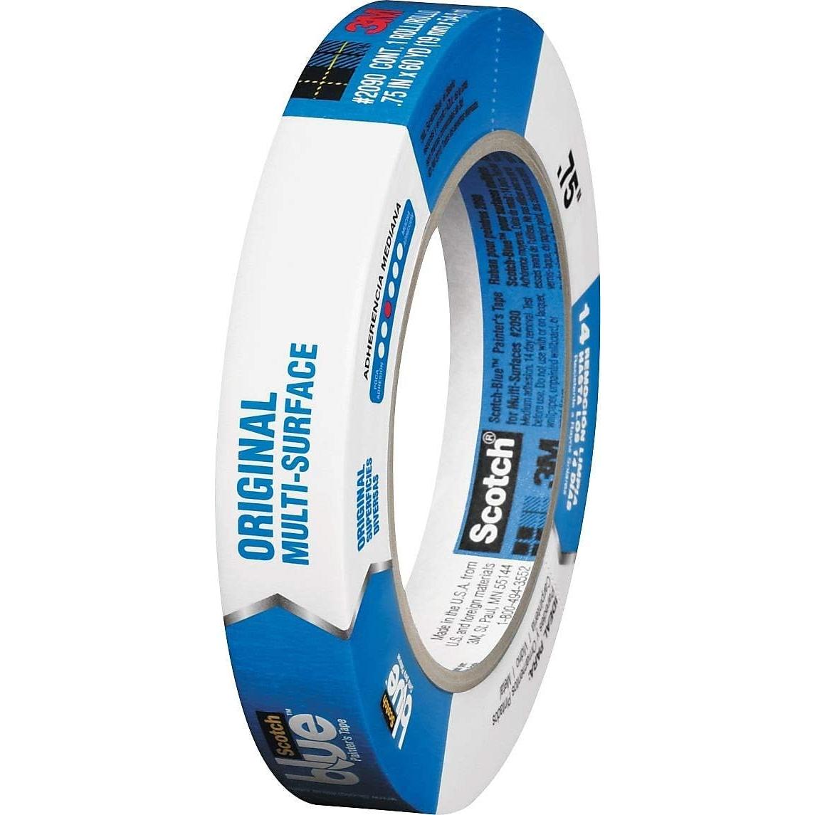Cinta de Enmascarar 3M Scotch-Blue 2090 54.86m x 1.905cm Azul