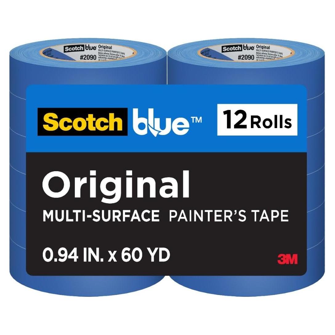 Cinta de Pintura Multi-Superficie ScotchBlue 12 Rollos 2.39 cm