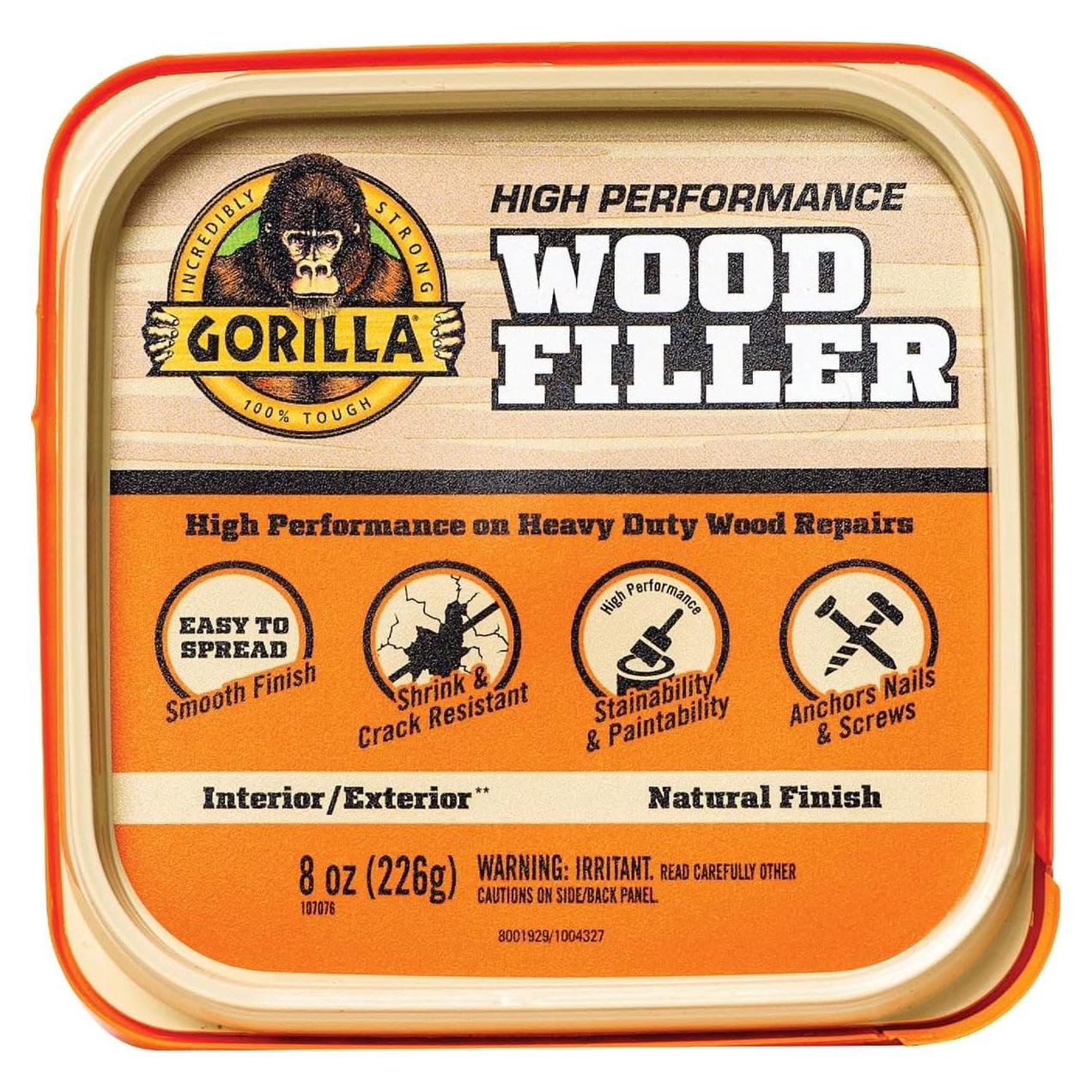 Relleno de Madera Multiusos Gorilla 107084 240 ml