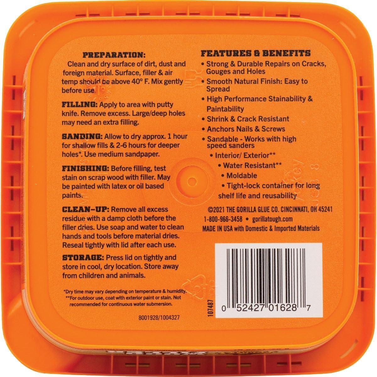 Relleno de Madera Multiusos Gorilla 107084 240 ml