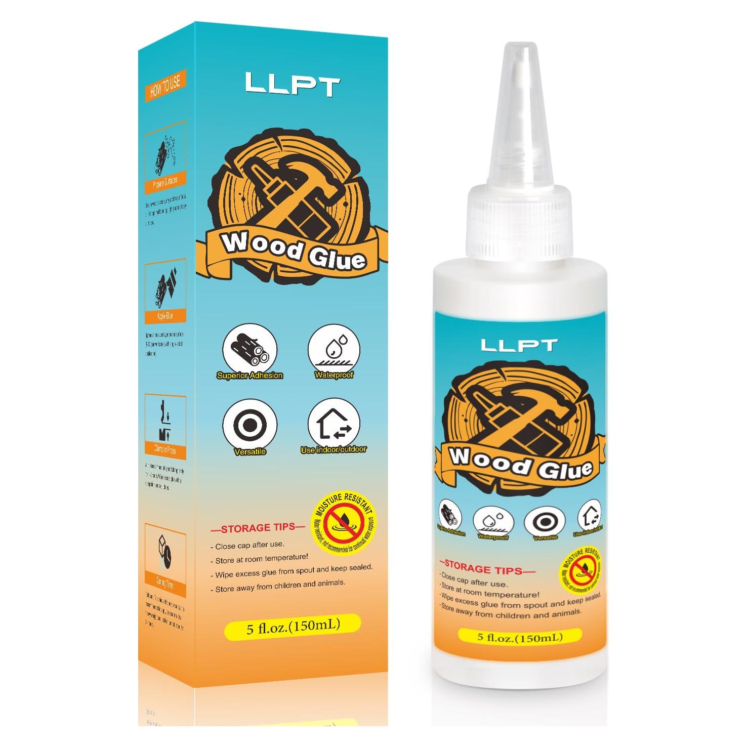 Pegamento para Madera LLPT 150ml | Secado Claro y Waterproof