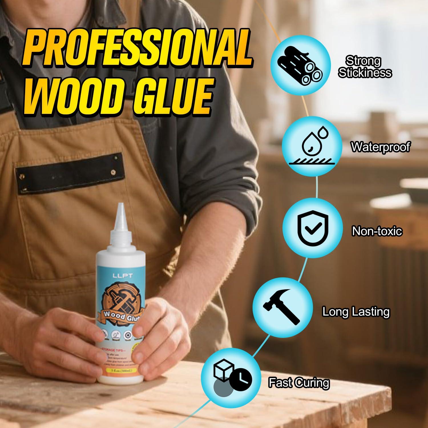 Pegamento para Madera LLPT 150ml | Secado Claro y Waterproof