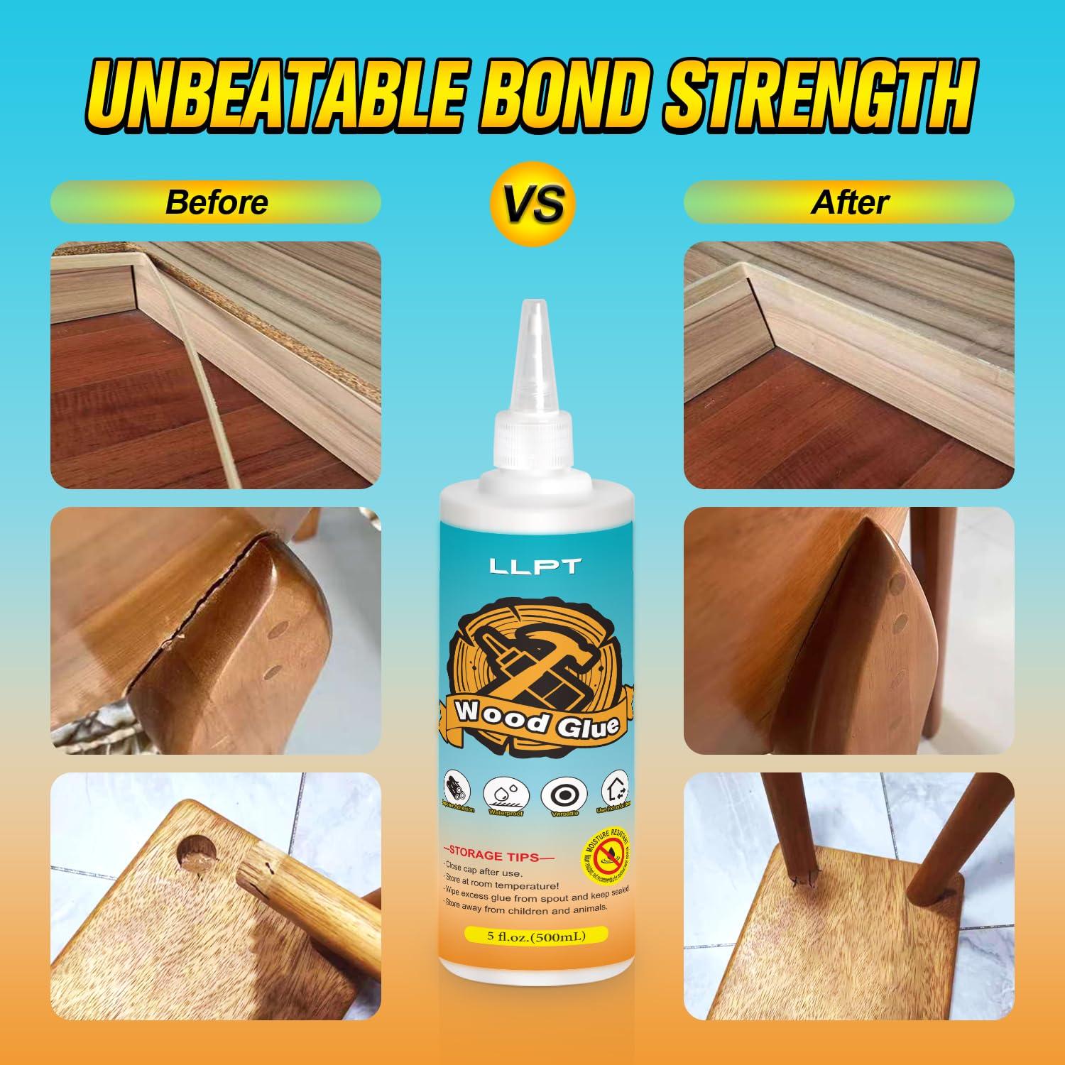 Pegamento para Madera LLPT 150ml | Secado Claro y Waterproof