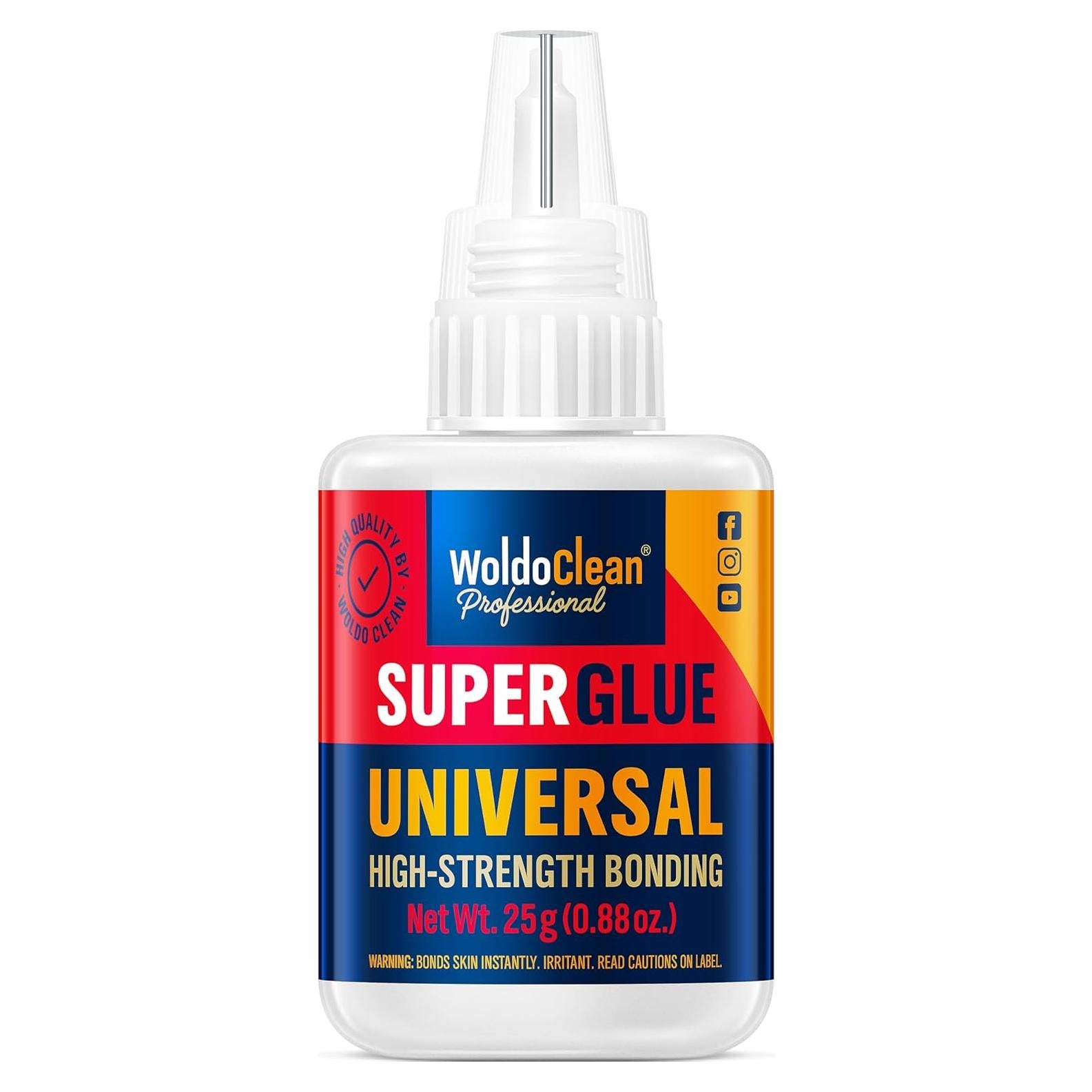 Adhesivo Universal WoldoClean 25g - Super Glue Transparente