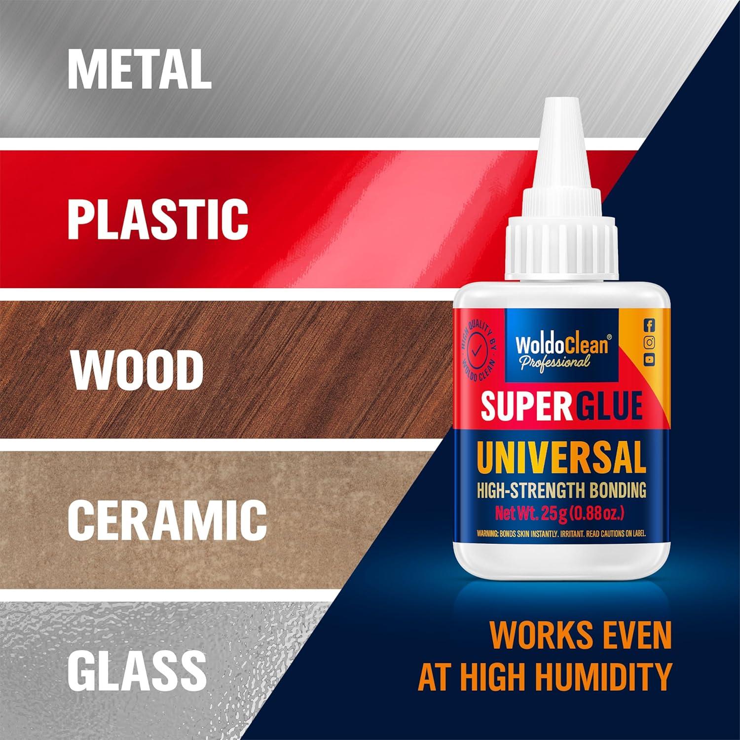 Adhesivo Universal WoldoClean 25g - Super Glue Transparente