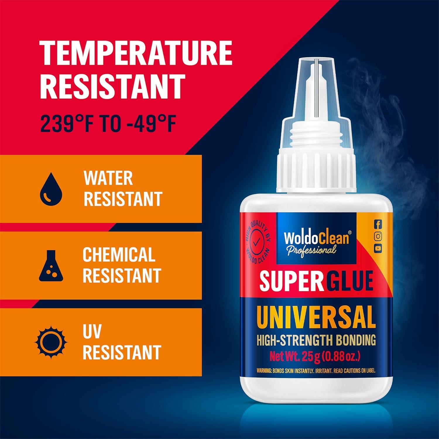 Adhesivo Universal WoldoClean 25g - Super Glue Transparente