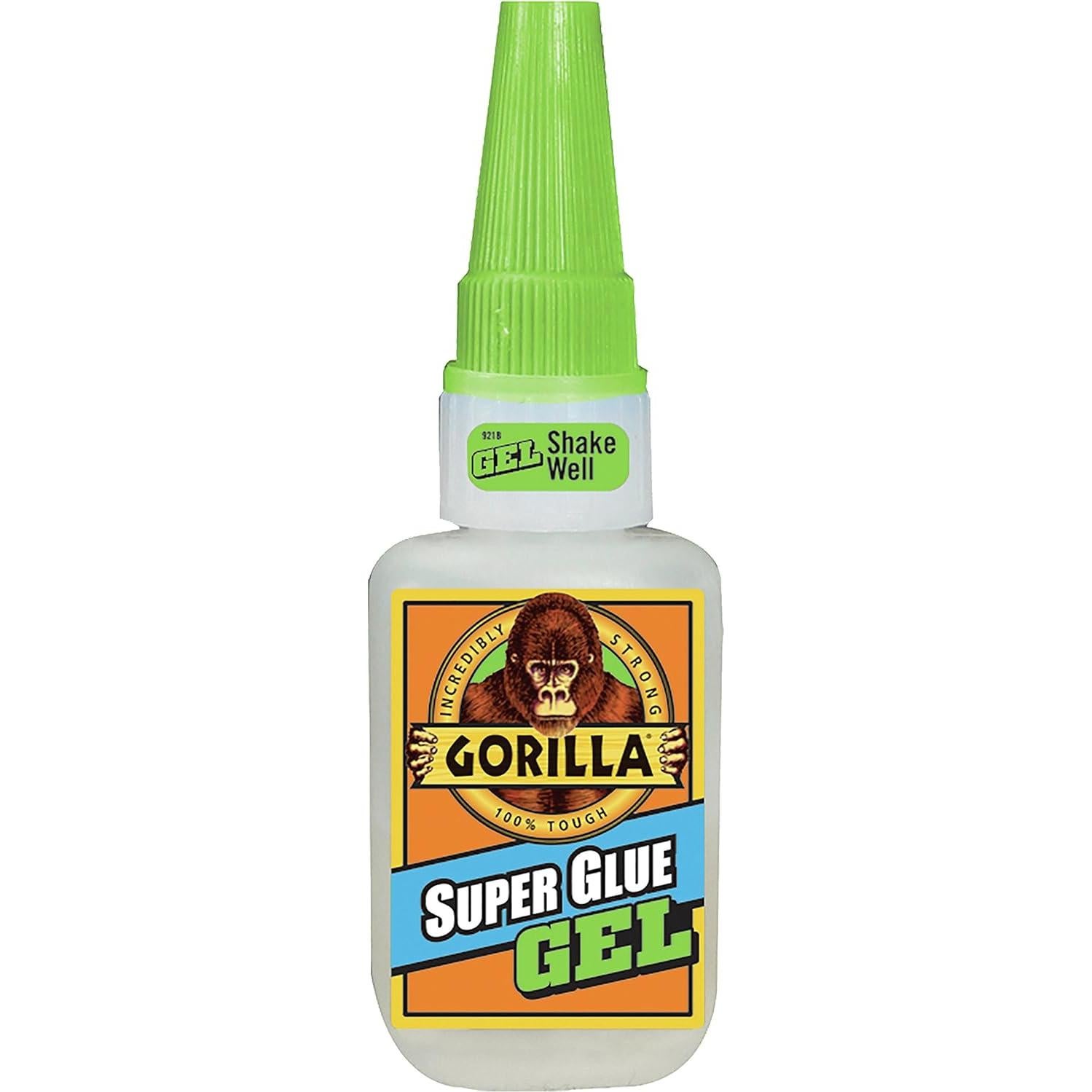 Gorilla Super Glue Gel 15g Claro - Paquete de 7 Botellas