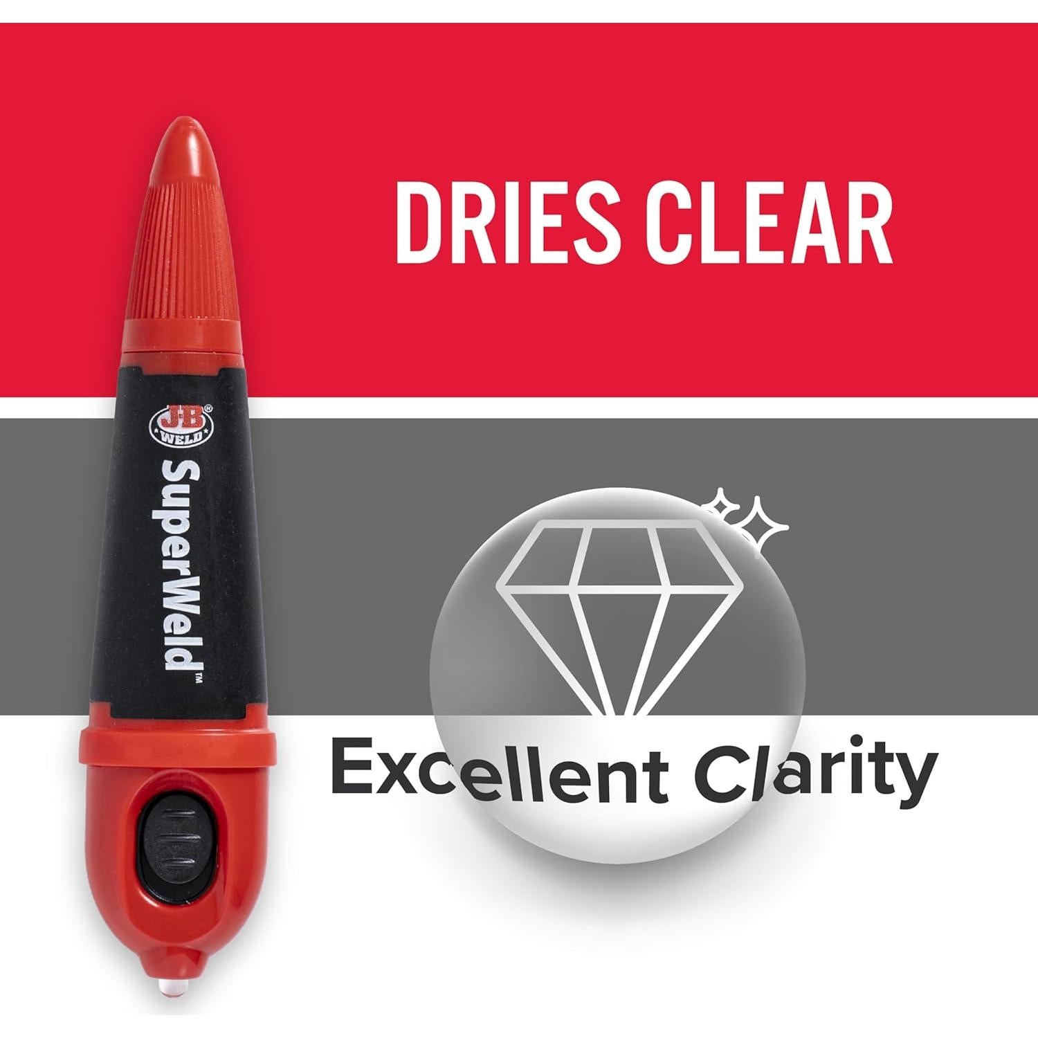 Superpegamento J-B Weld Activado por Luz 5g 2-Pack Transparente