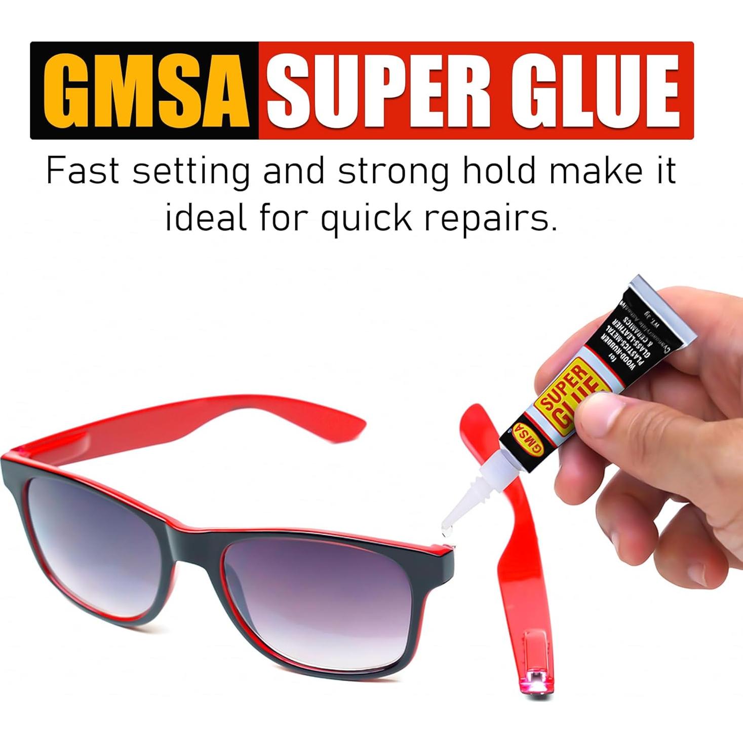 Super Glue GMSA Todo Propósito 4 Tubos 3g Secado Rápido